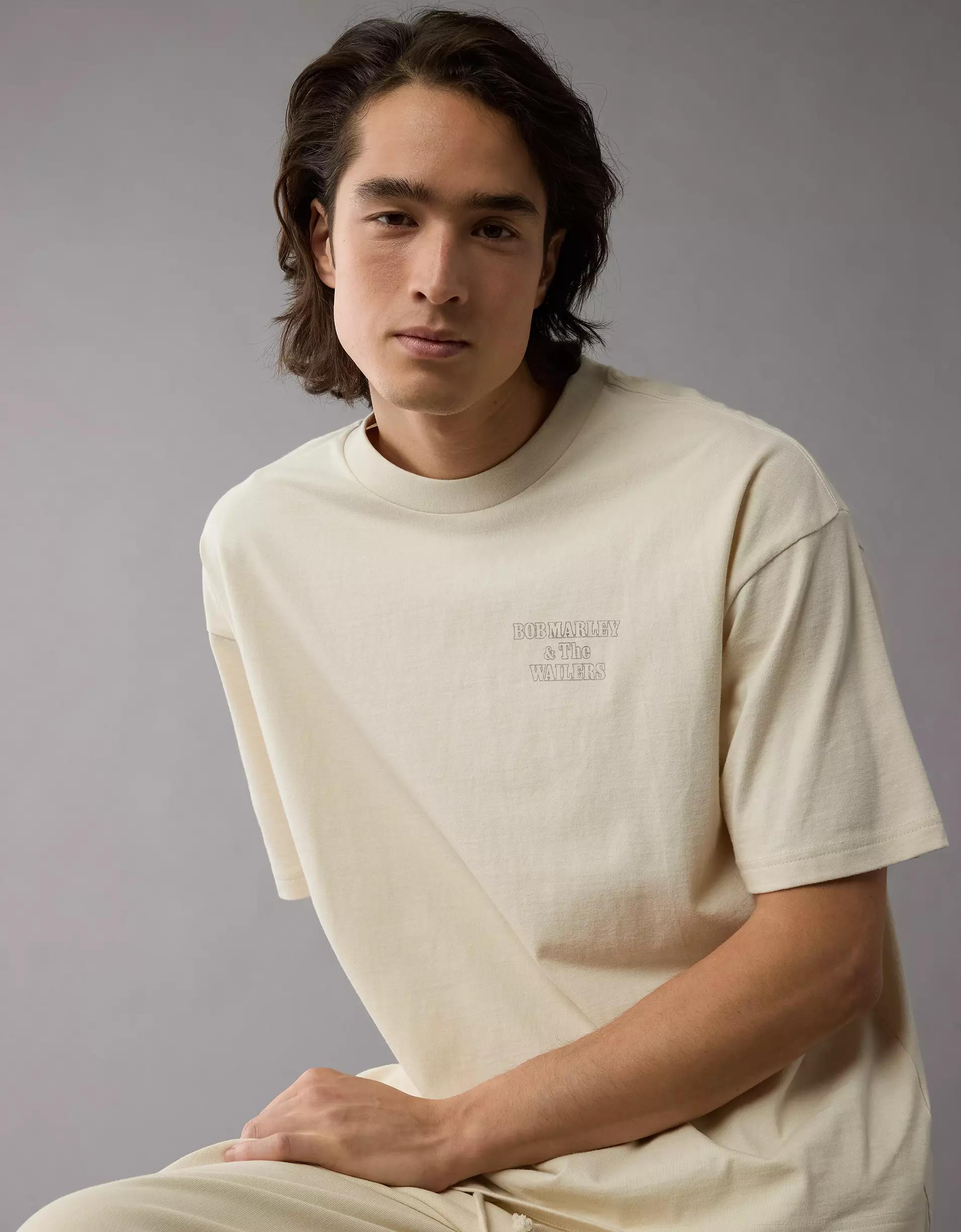 AE Boxy Bob Marley Graphic T-Shirt Product Image