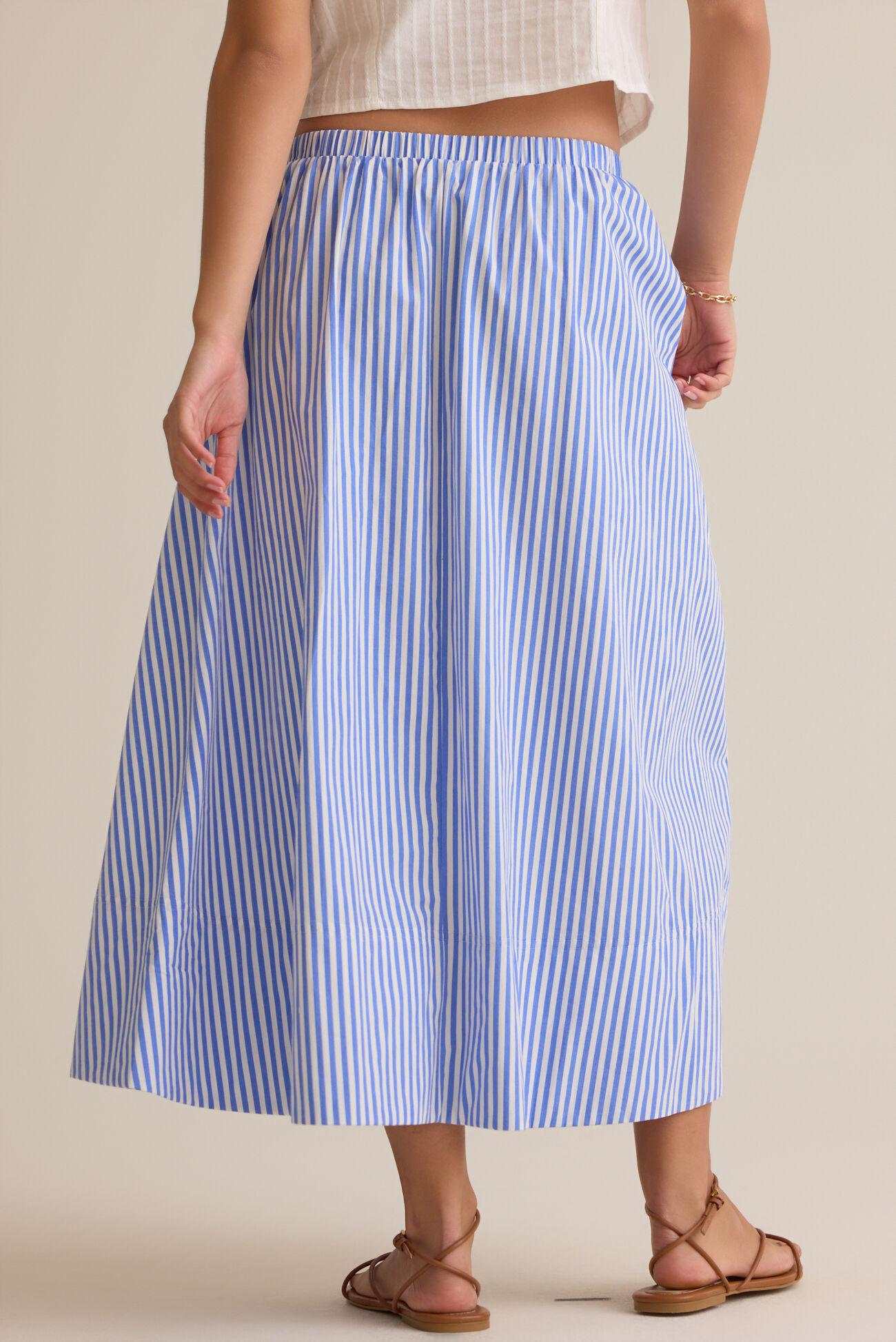 Sloane Stripe Midi Skirt Product Image