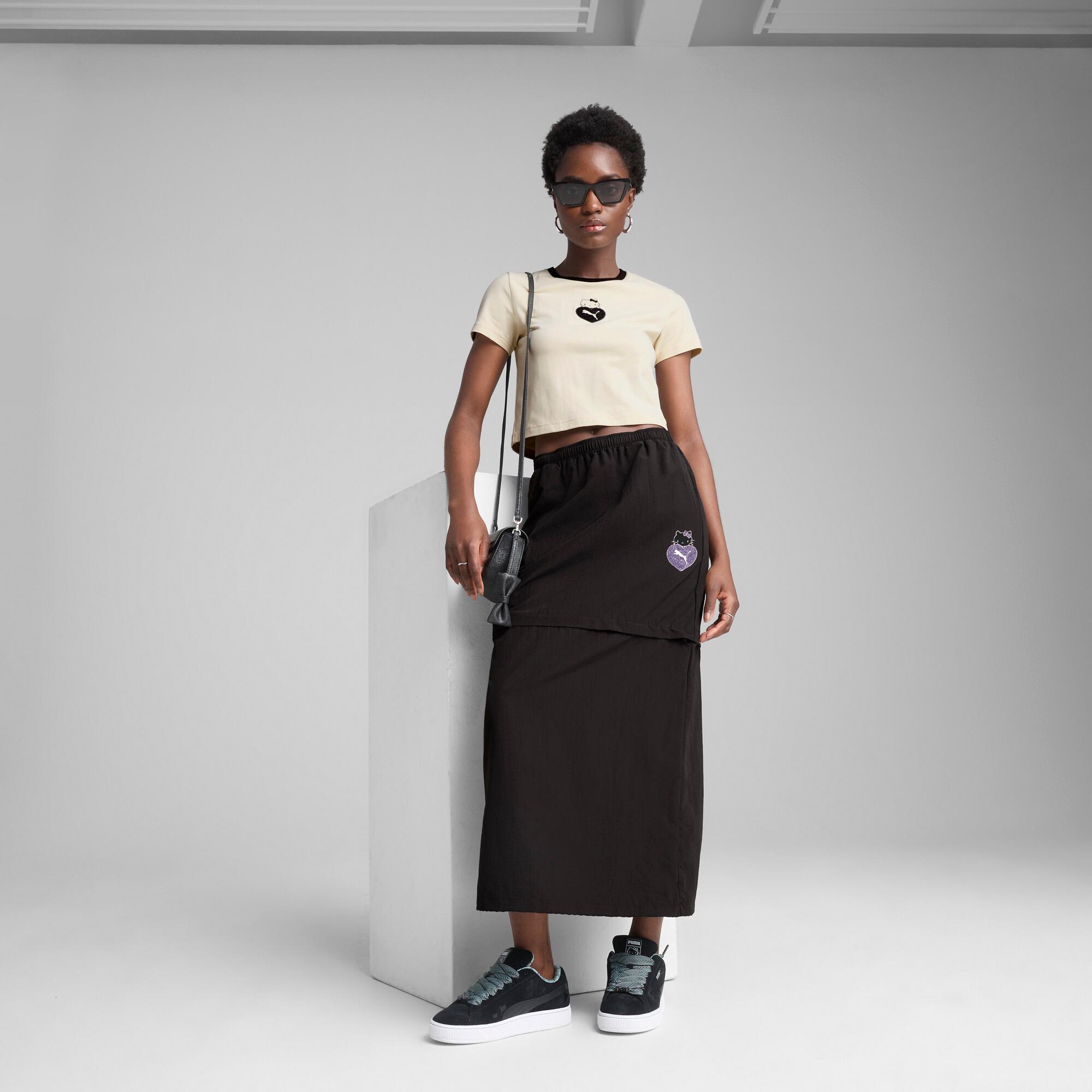 PUMA x HELLO KITTYÂ® AND FRIENDS Women's Graphic Baby T-Shirt Product Image