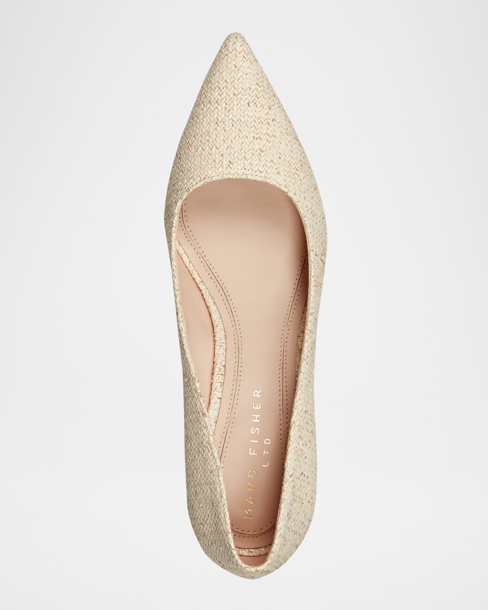 Zala Fabric Block-Heel Pumps Product Image