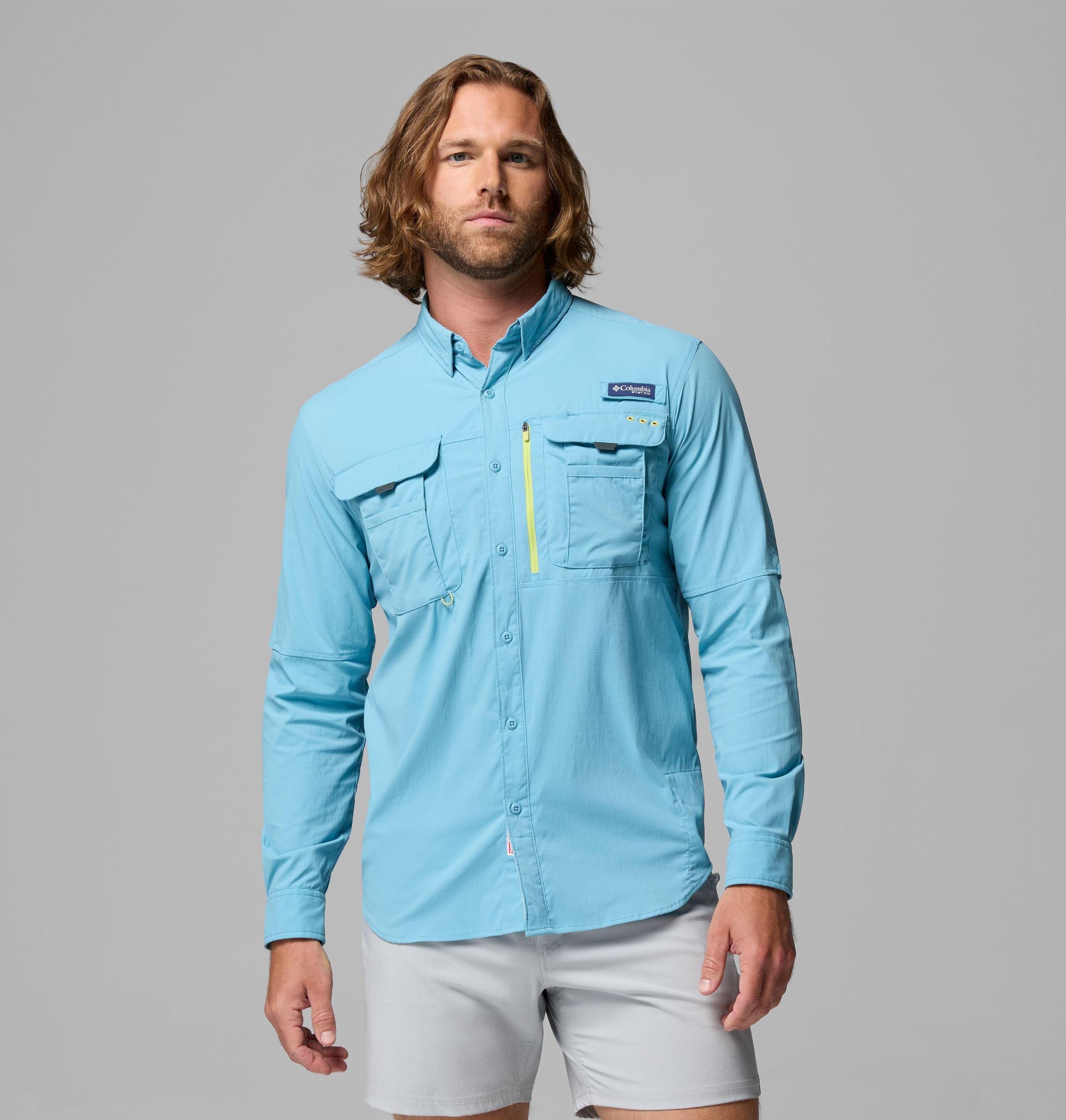 Columbia Mens PFG Bahama Elite Long Sleeve Shirt- Product Image