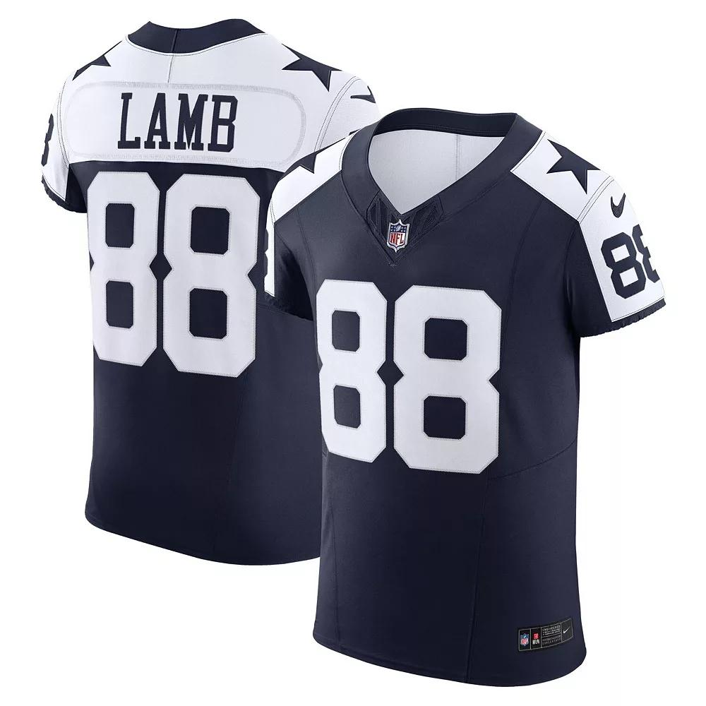 Men's Nike CeeDee Lamb Navy Dallas Cowboys Alternate Vapor F.U.S.E. Elite Jersey, Size: 56, Blue Product Image