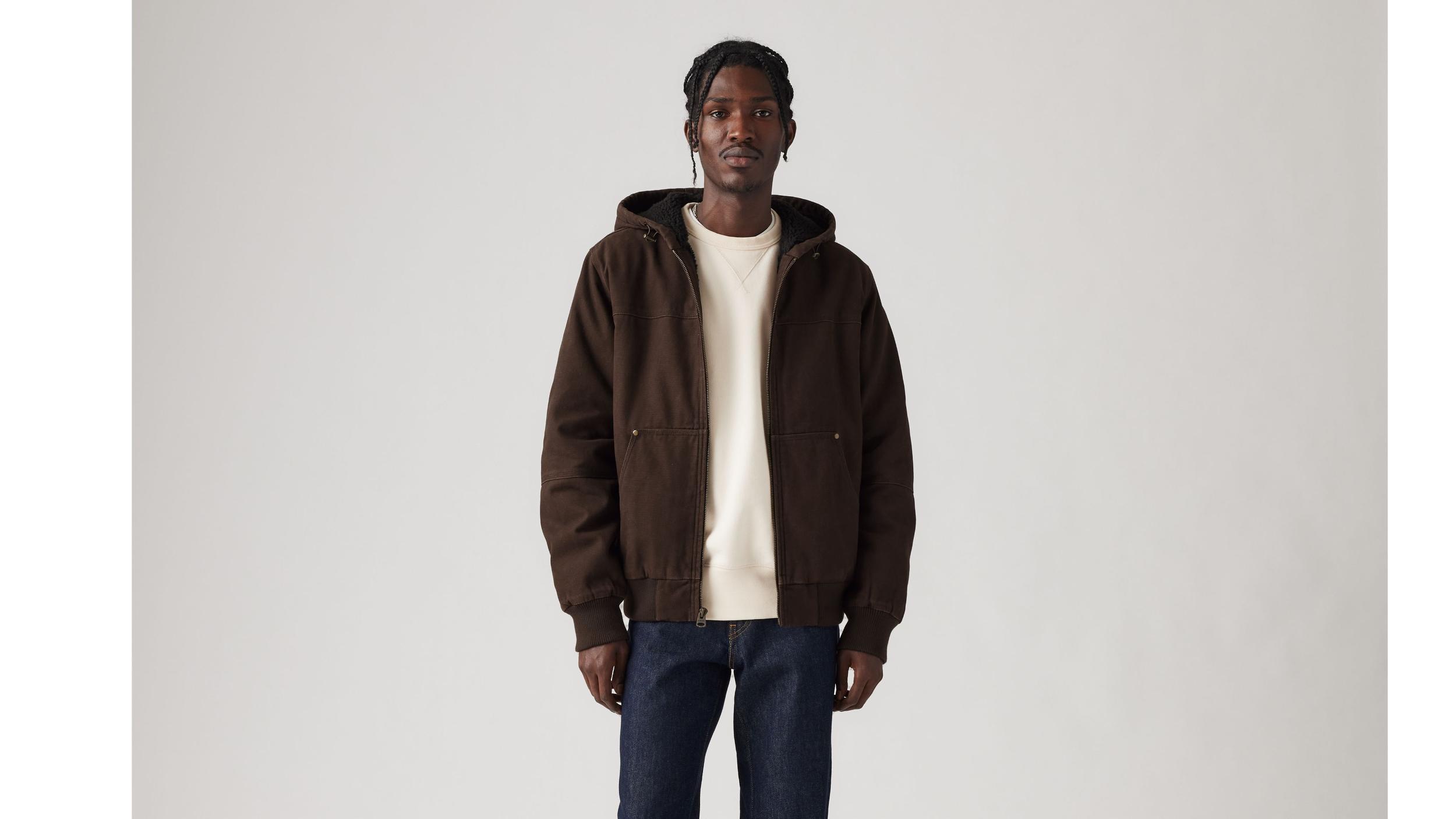 Sherpa Lined Hooded Jacket Product Image