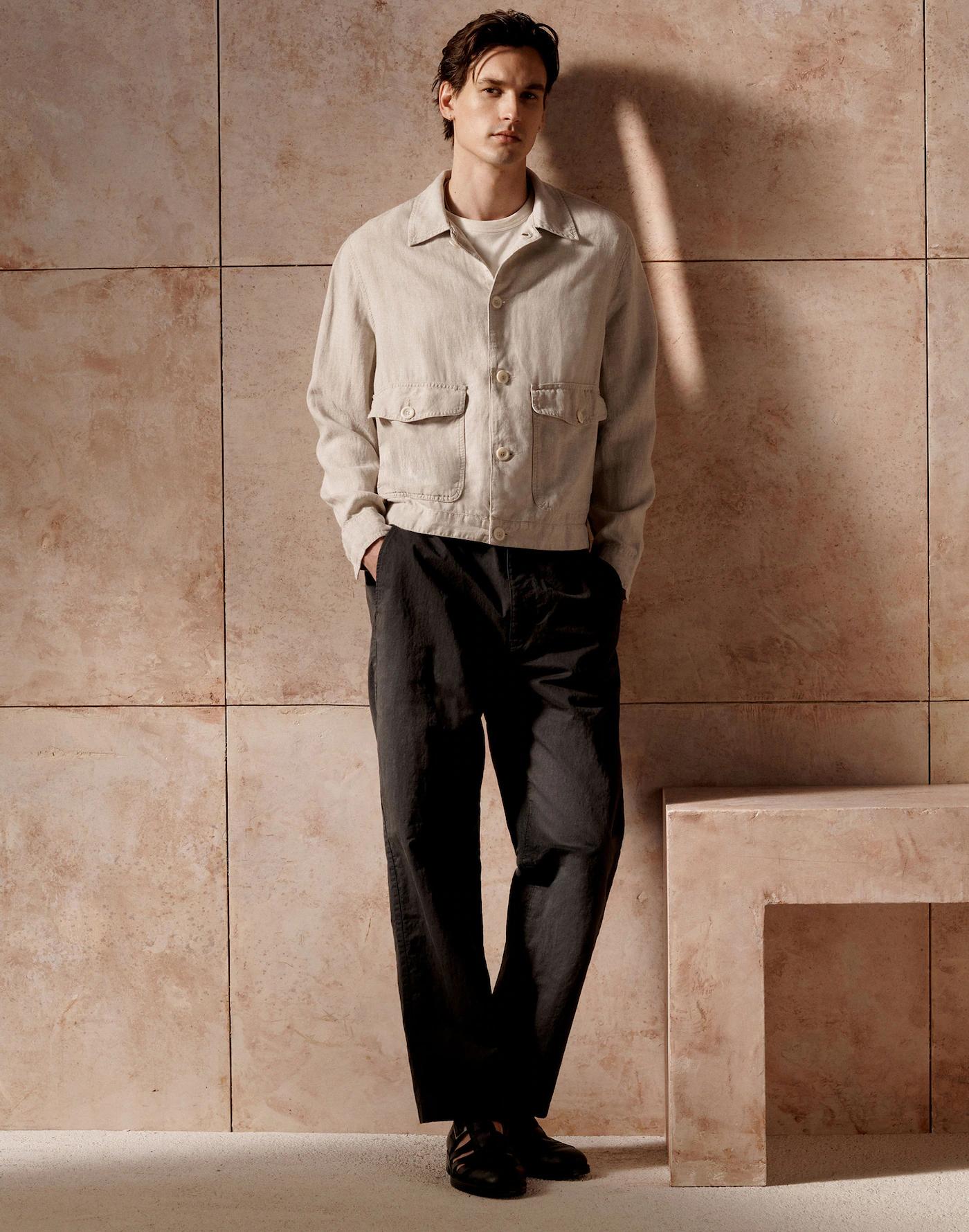 Pull-On Pant in Cotton Blend Product Image