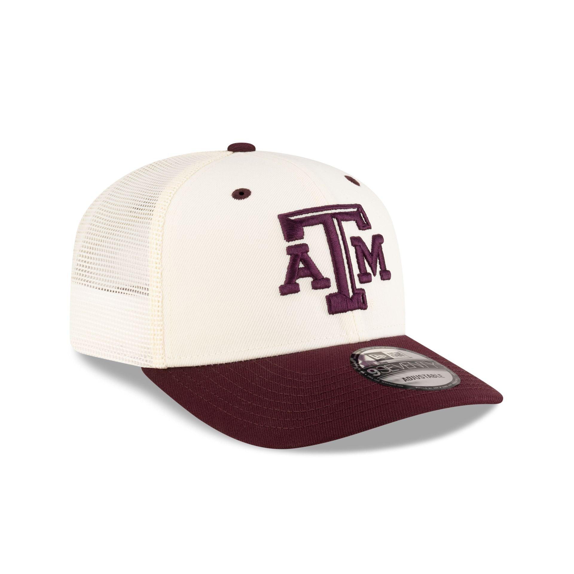 New Era x adidas Texas A&M Aggies Chrome White 9SEVENTY Trucker Hat Male Product Image