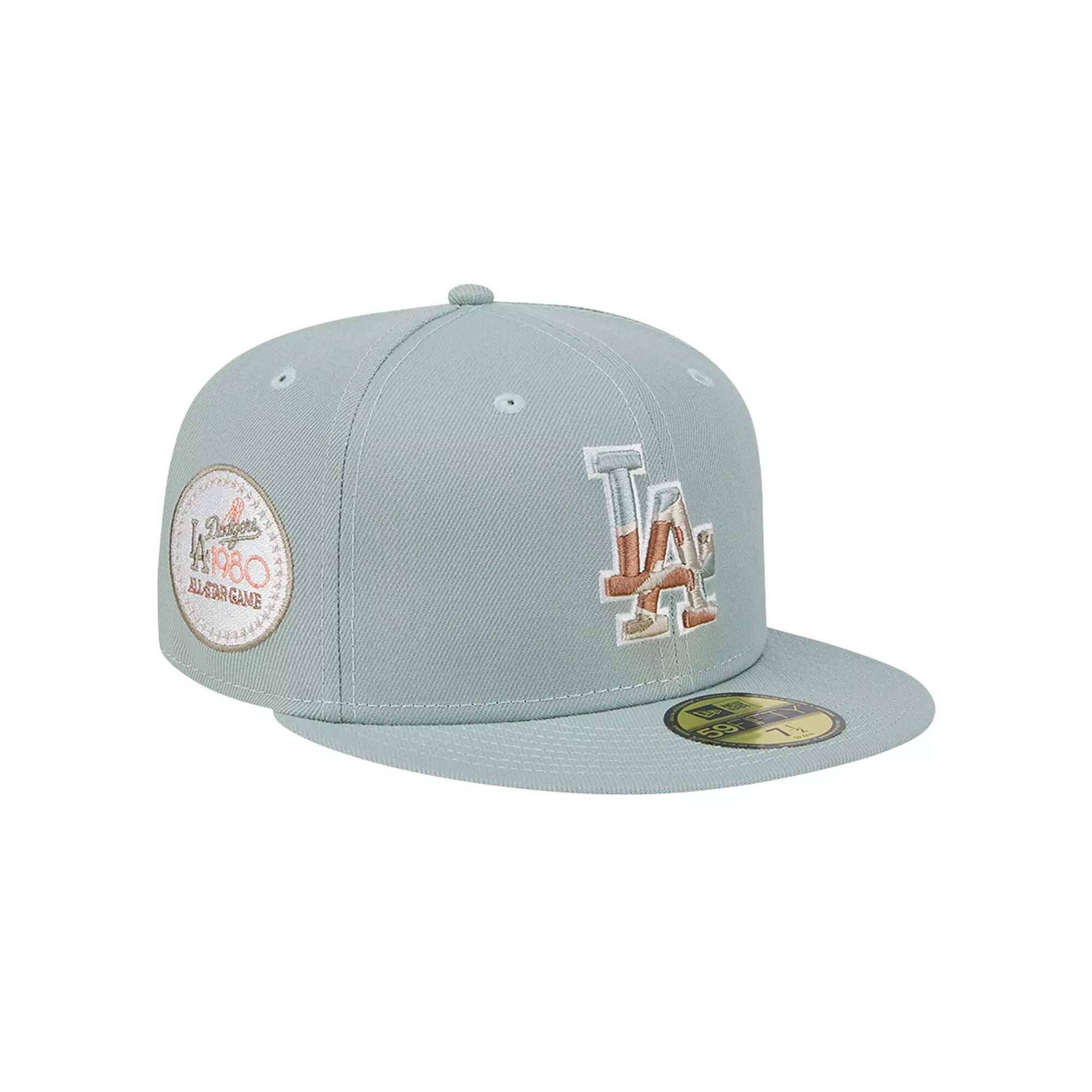 Mens New Era Los Angeles Dodgers Spring Forest 59FIFTY Fitted Hat Product Image