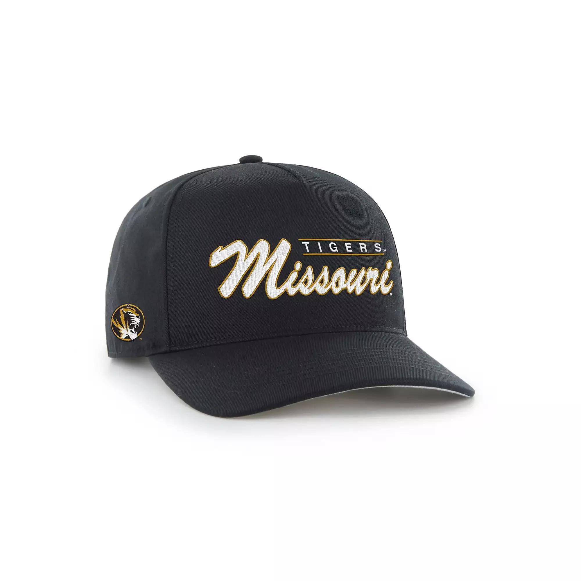 Men's '47  Black Missouri Tigers Double Header Hitch Adjustable Hat Product Image