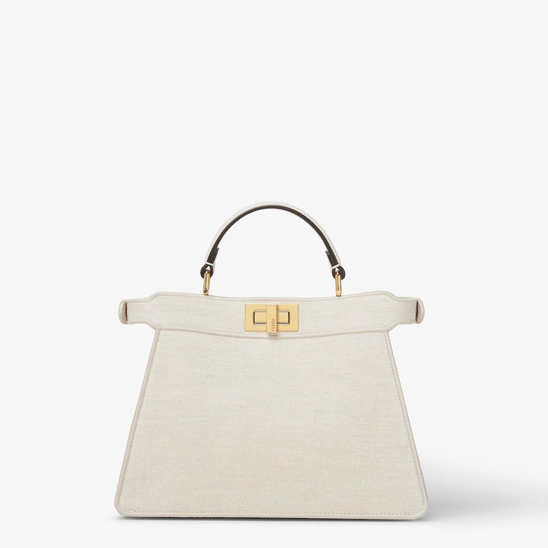 Peekaboo ISeeU SmallCanvas bag with Coral Bandana embroidery Product Image