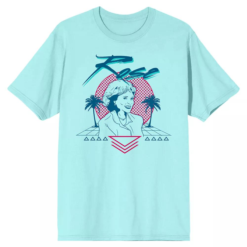 Men's Golden Girls Rose Retro Art Tee,  Product Image