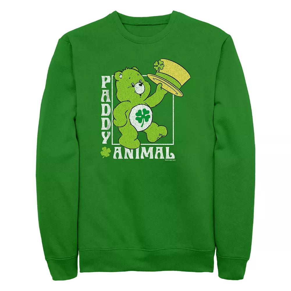 Men's Care Bears Paddy Animal Graphic Fleece, Size: XL, Kelly Product Image