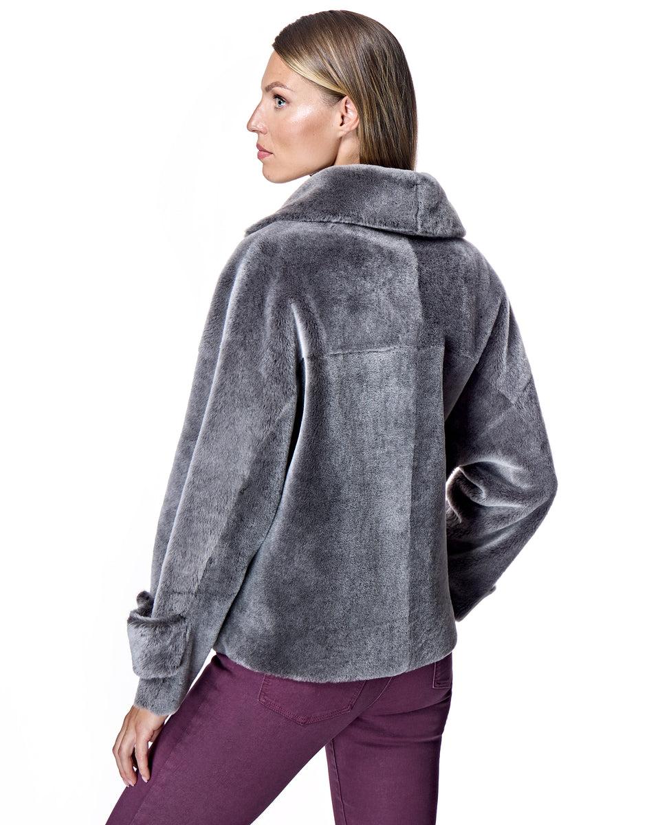 REVERSIBLE SHEARLING LAMB JACKET Product Image