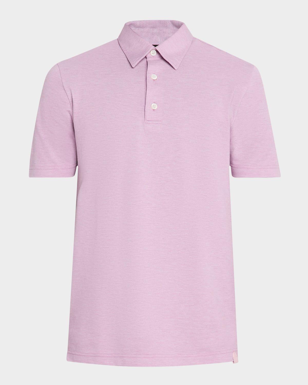 Mens Jersey Pique Polo Shirt Product Image