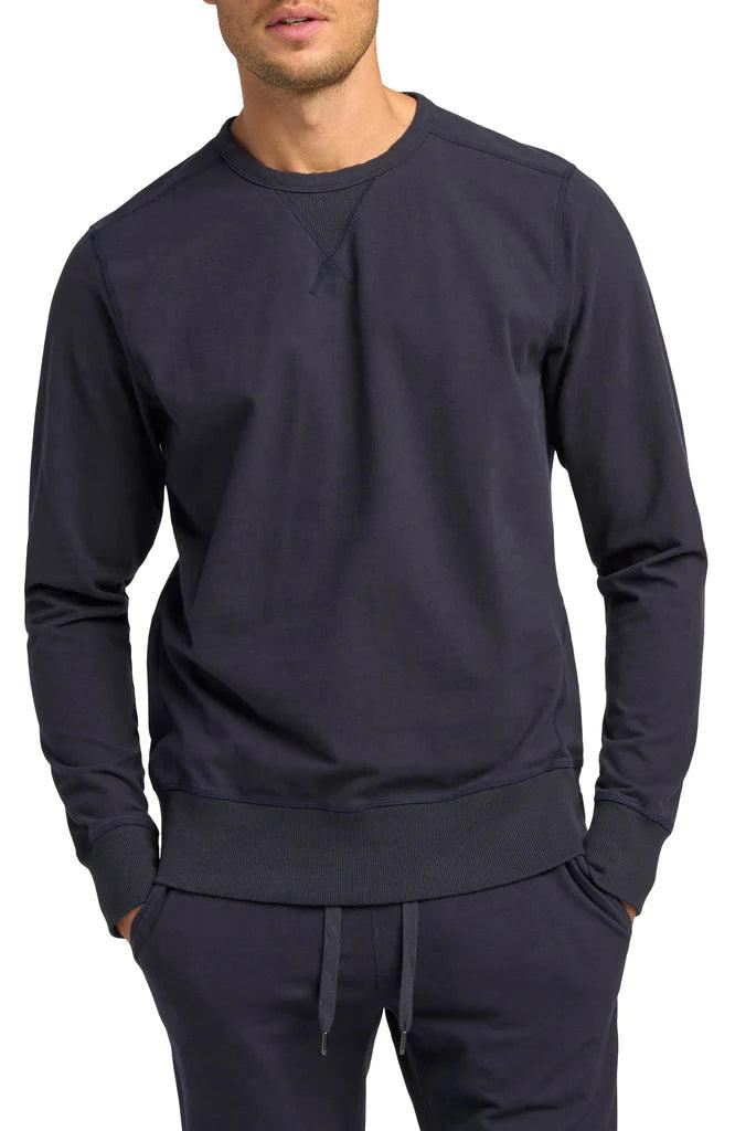 Good Man Brand Victory Crew Sweatshirt- Sky Captain Product Image