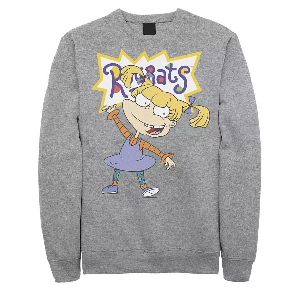 Men's Nickelodeon Rugrats Angelica Simple Portrait Fleece, Size: Medium, Athletic Grey Product Image