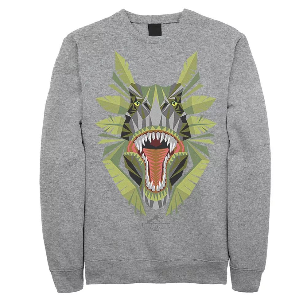 Men's Jurassic World Tikisaur Leaf Face Roar Fleece Pullover,  Product Image