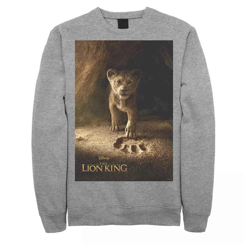 Disney's The Lion King Men's Simba Paw Live Action Movie Sweatshirt,  Product Image