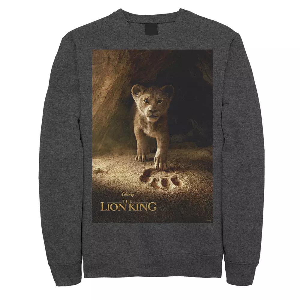 Disney's The Lion King Men's Simba Paw Live Action Movie Sweatshirt,  Product Image