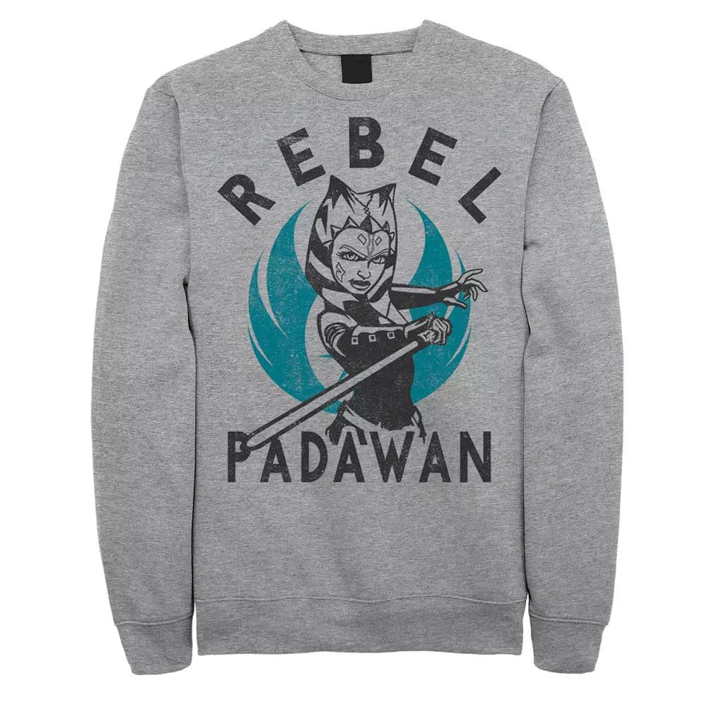 Men's Star Wars: Clone Wars Ahsoka Rebel Padawan Portrait Sweatshirt,  Product Image