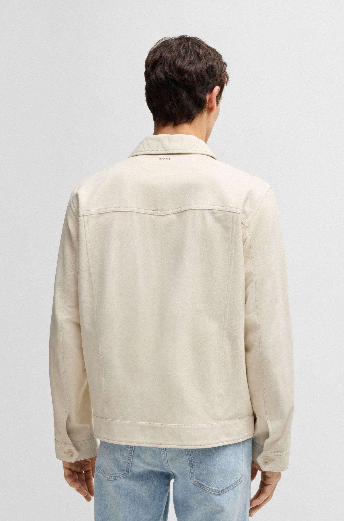Regular-fit jacket in suede Product Image
