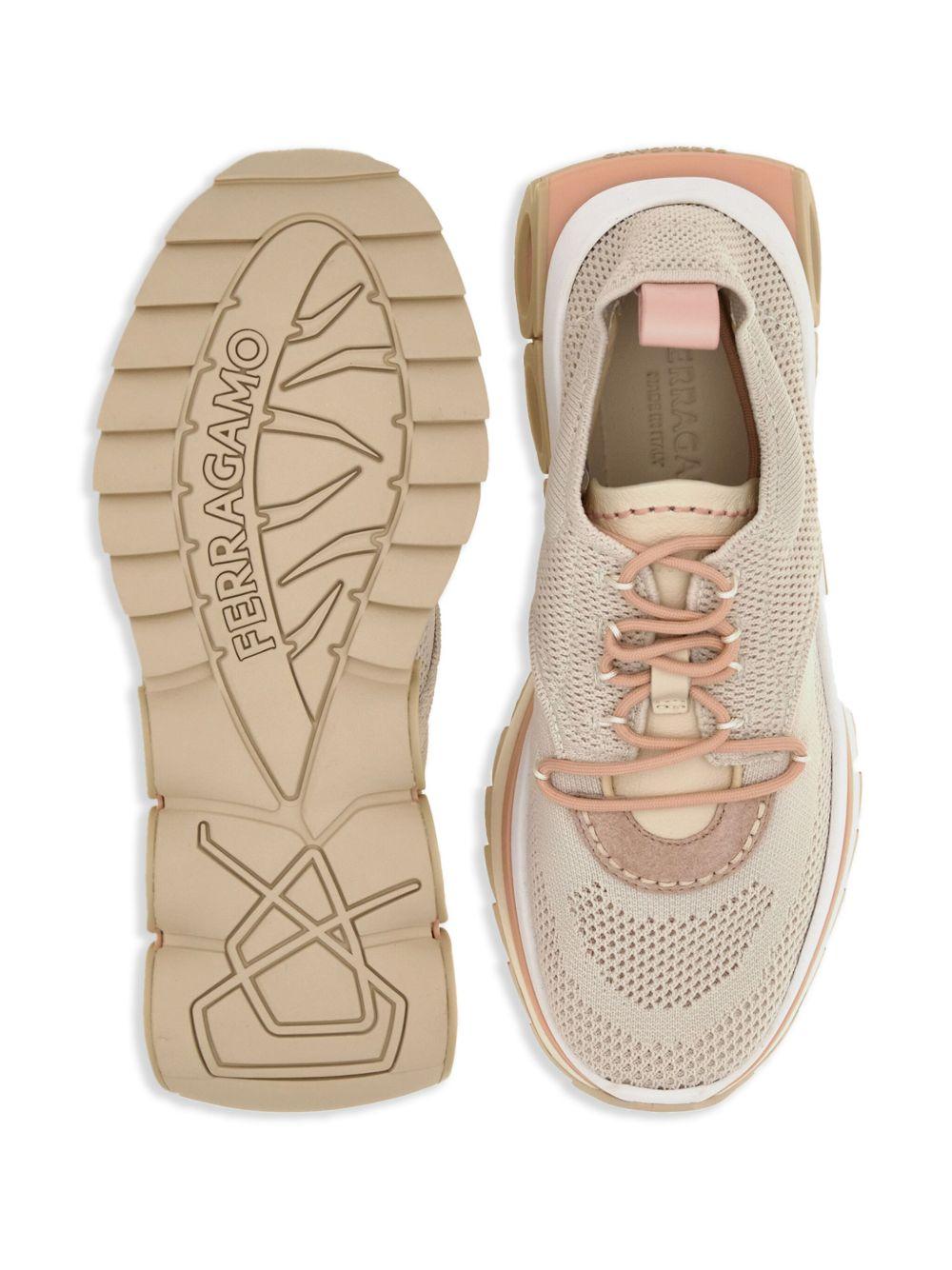Gancini panelled sneakers Product Image