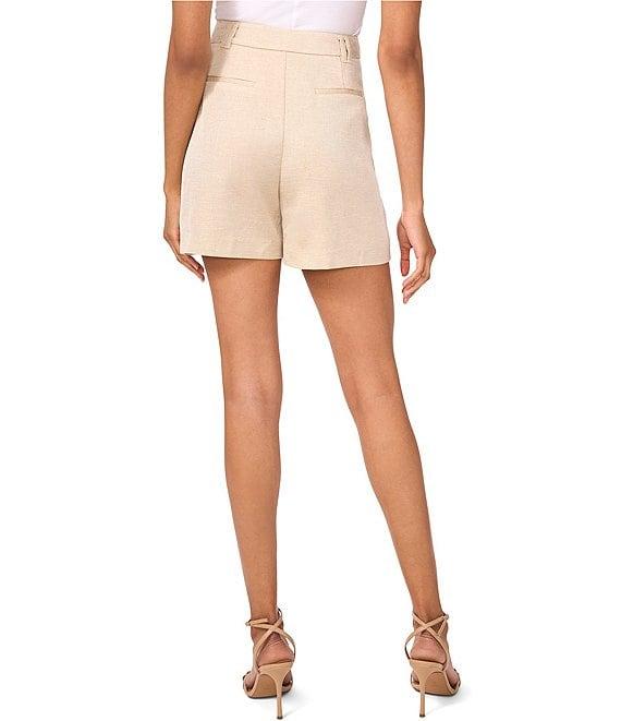 Vince Camuto Twill Pleated Shorts Product Image