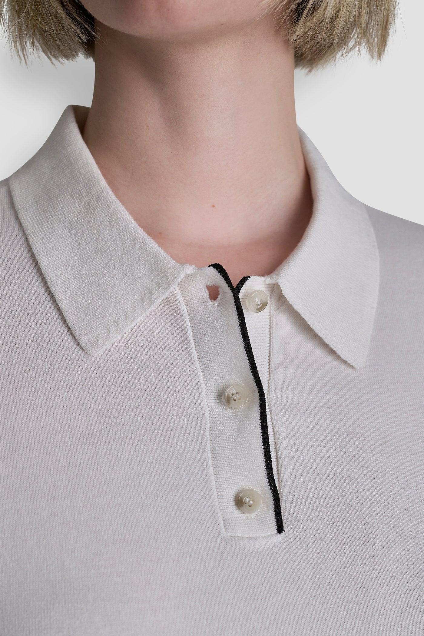 COLOR BLOCK POLO SWEATER Product Image