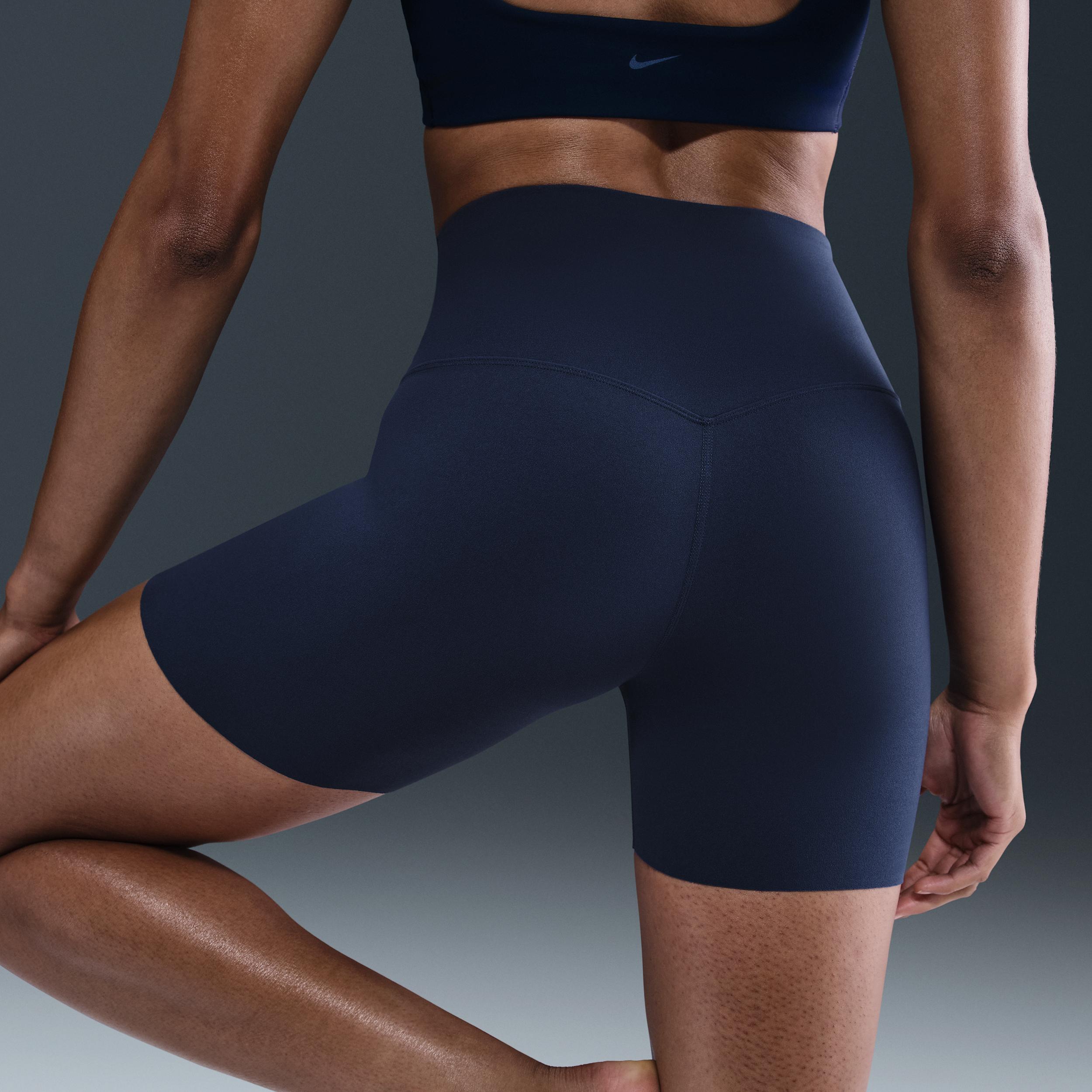 Nike Womens Zenvy High-Waisted 5 Biker Shorts | FN3156-410 Product Image