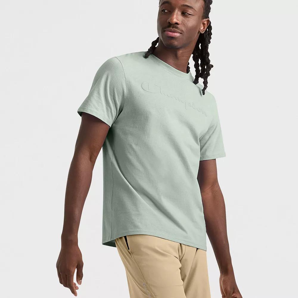 Men's Champion® Logo Tee, Size: Medium, Clever Green Product Image