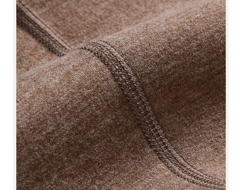 Mid Rise Plain Thermal Leggings Product Image