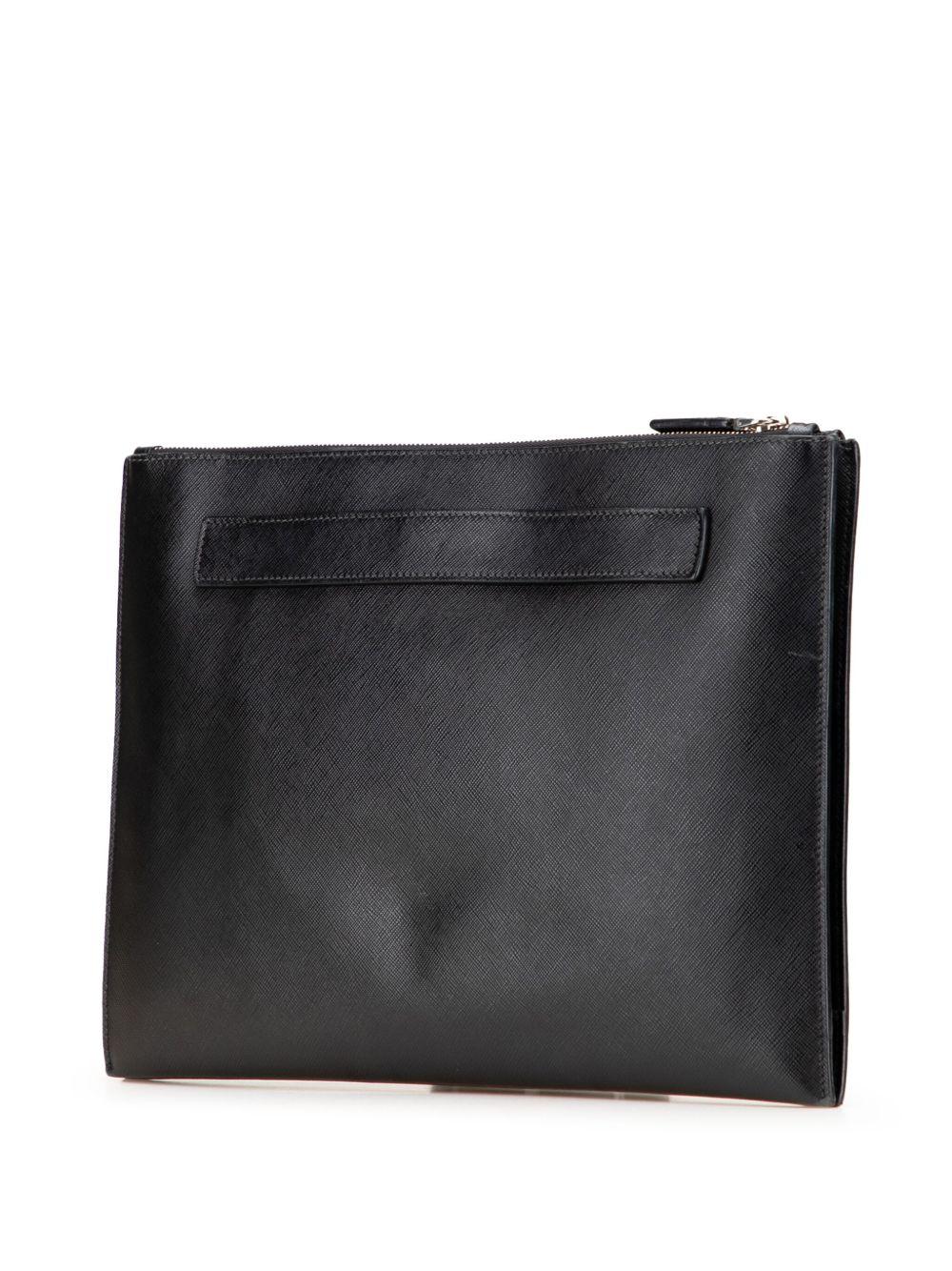 2013-2025 Saffiano Double Zip clutch bag Product Image
