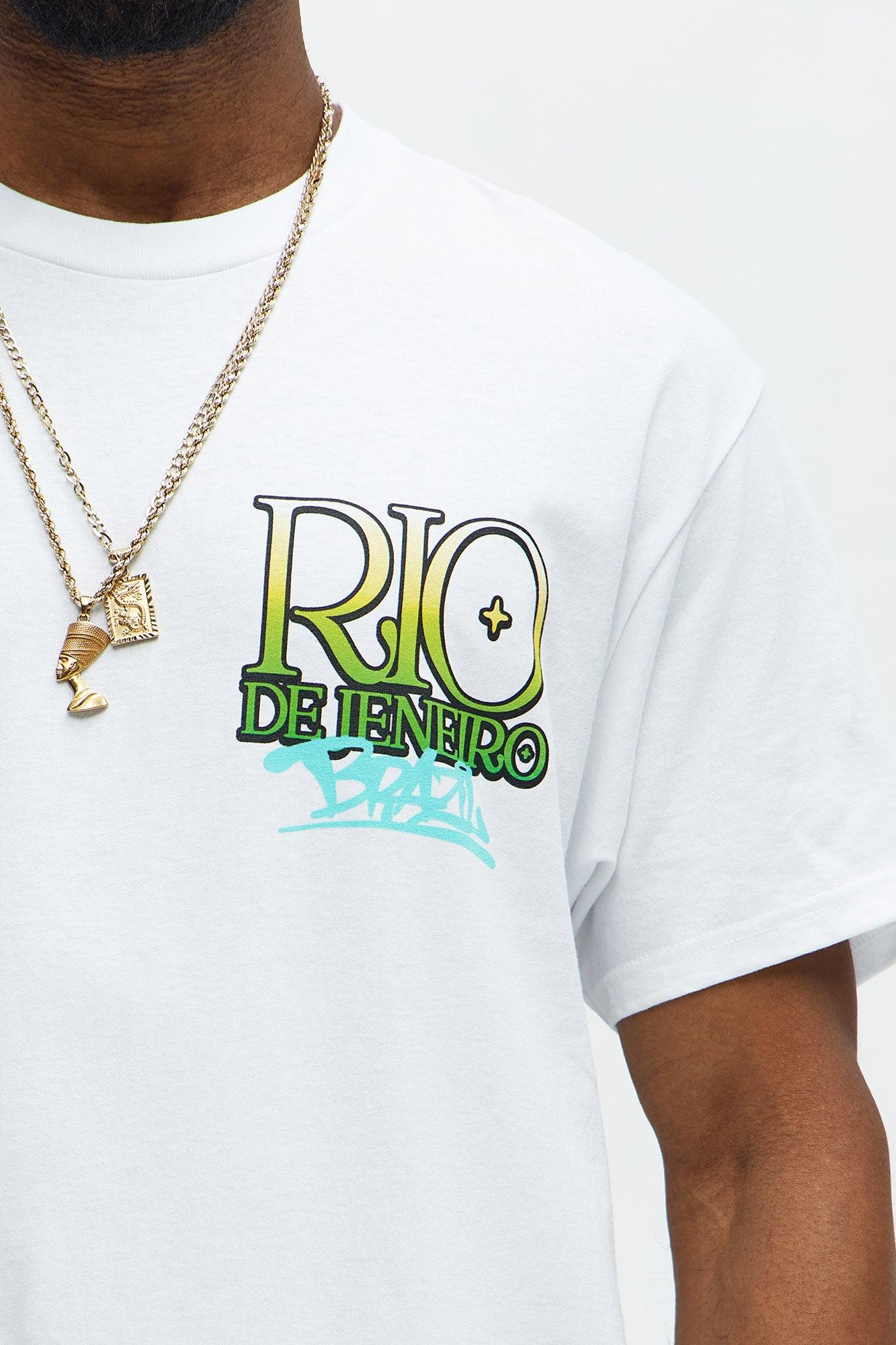 Rio De Jeneiro Short Sleeve Tee - White Product Image