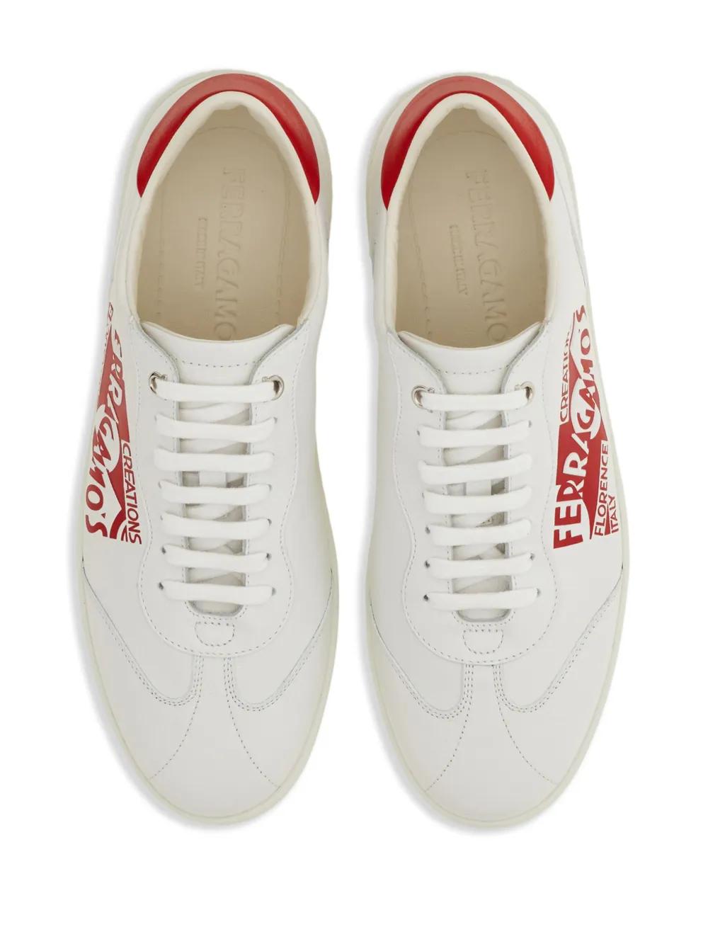 Venna-logo leather sneakers Product Image