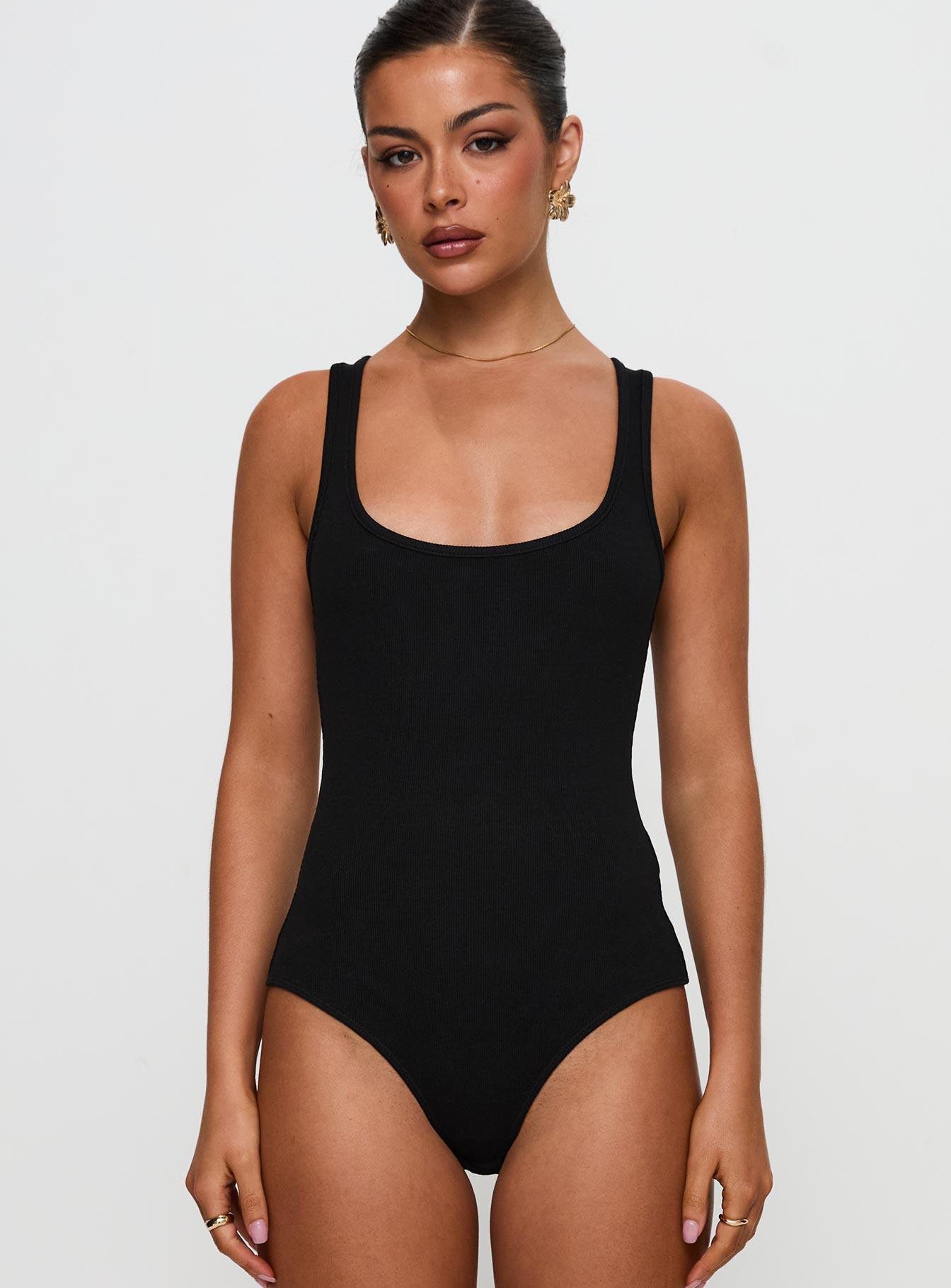 Baseline Rib Bodysuit Black Product Image