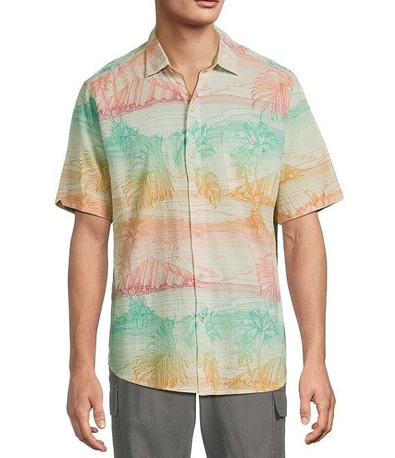 Tommy Bahama Nova Wave Corsica Coast Short Sleeve Woven Shirt Product Image