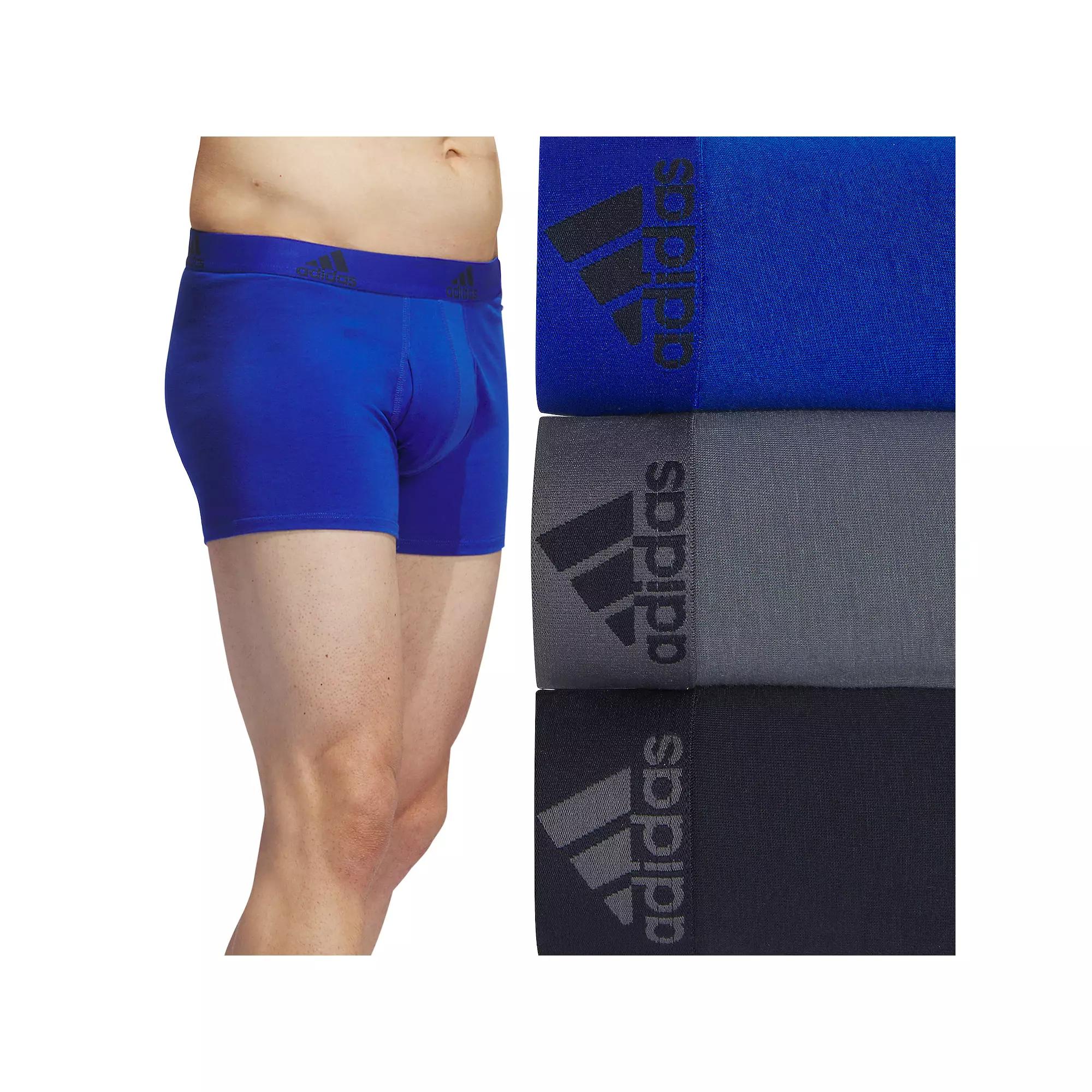 Men's adidas 3-Pack Stretch Trunk Boxer Briefs,  Product Image