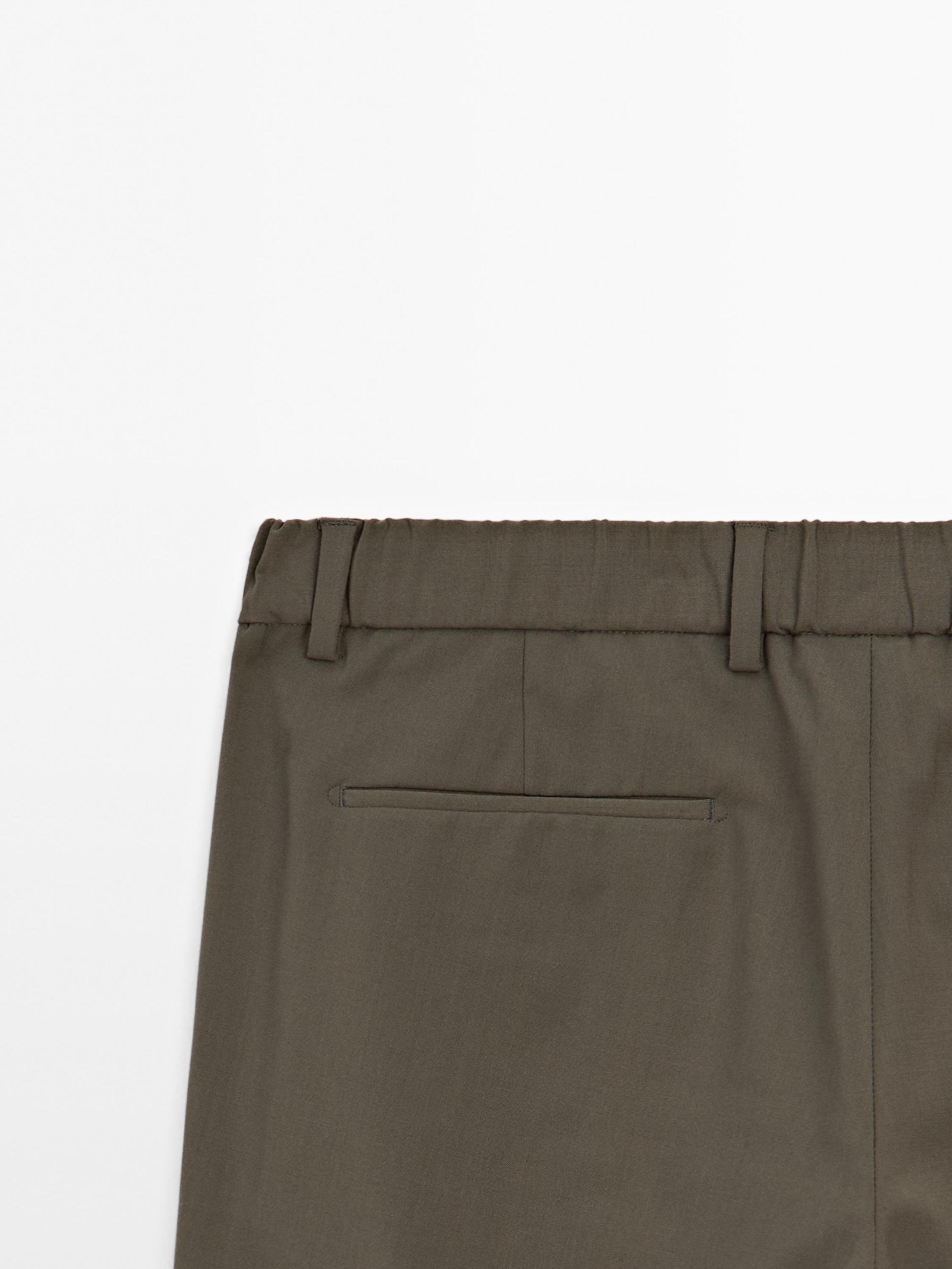 Total look wool blend trousers Product Image