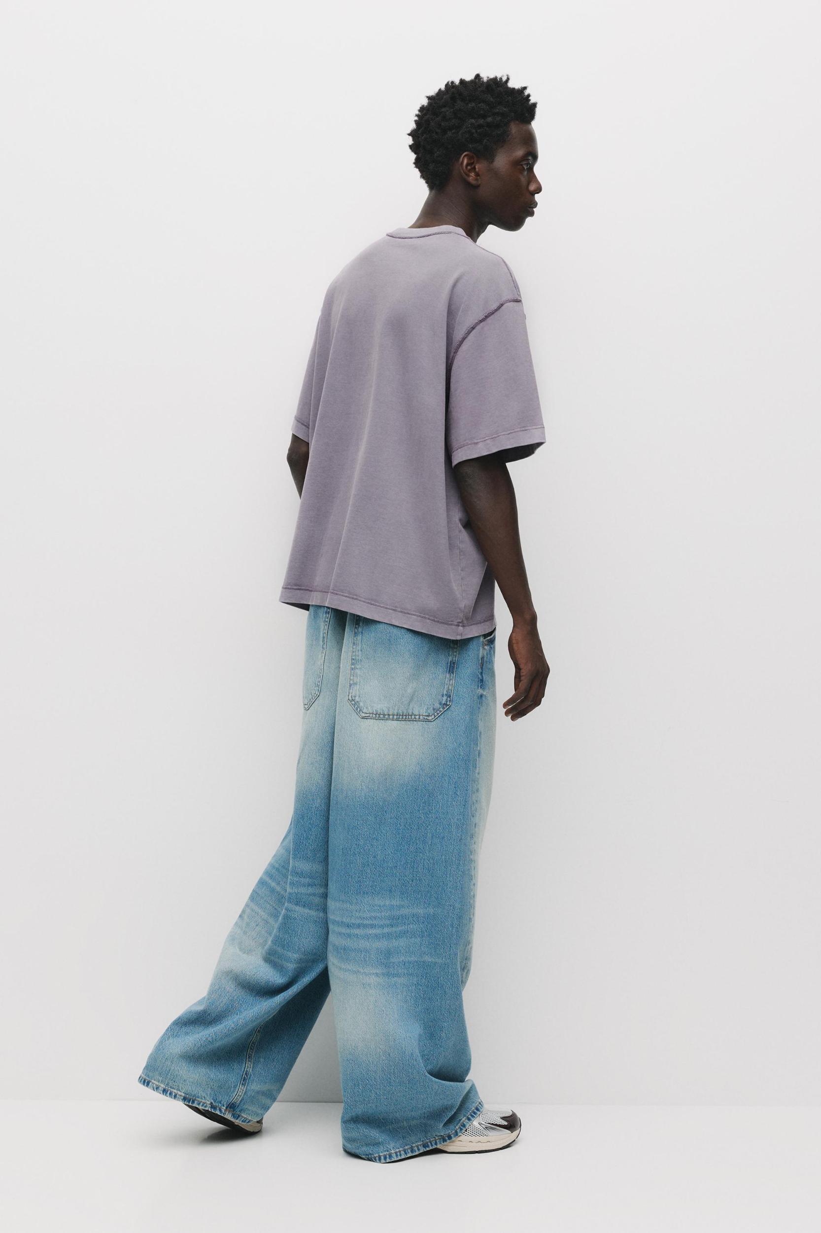 Soft-touch boxy-fit T-shirt Product Image