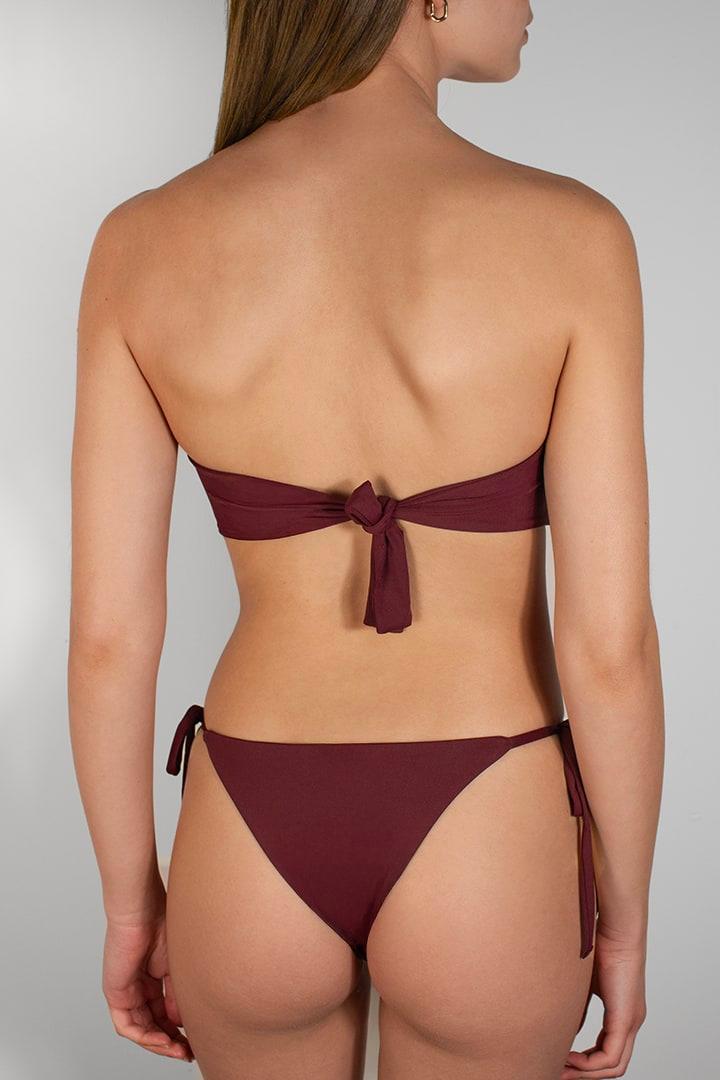 Bandeau bikini top with ring Product Image