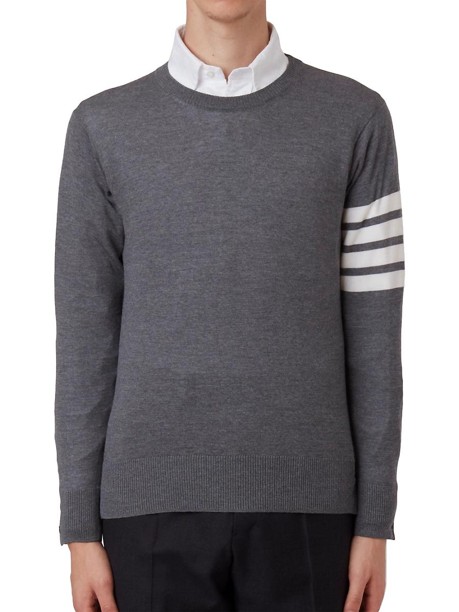 Thom Browne Men's 4-Bar Merino Wool Sweater Product Image