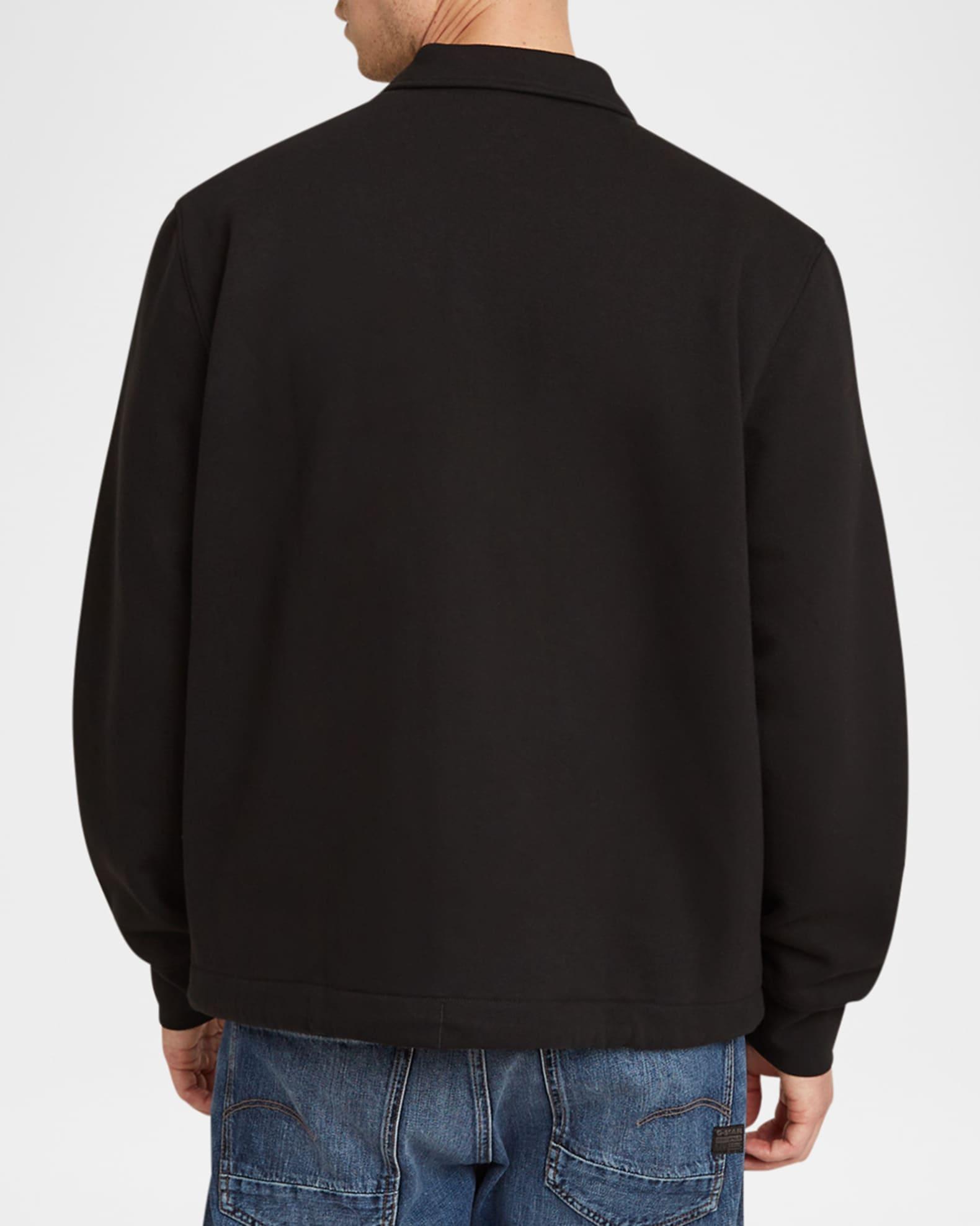 Men's Coach Snap-Front Sweater Jacket Product Image