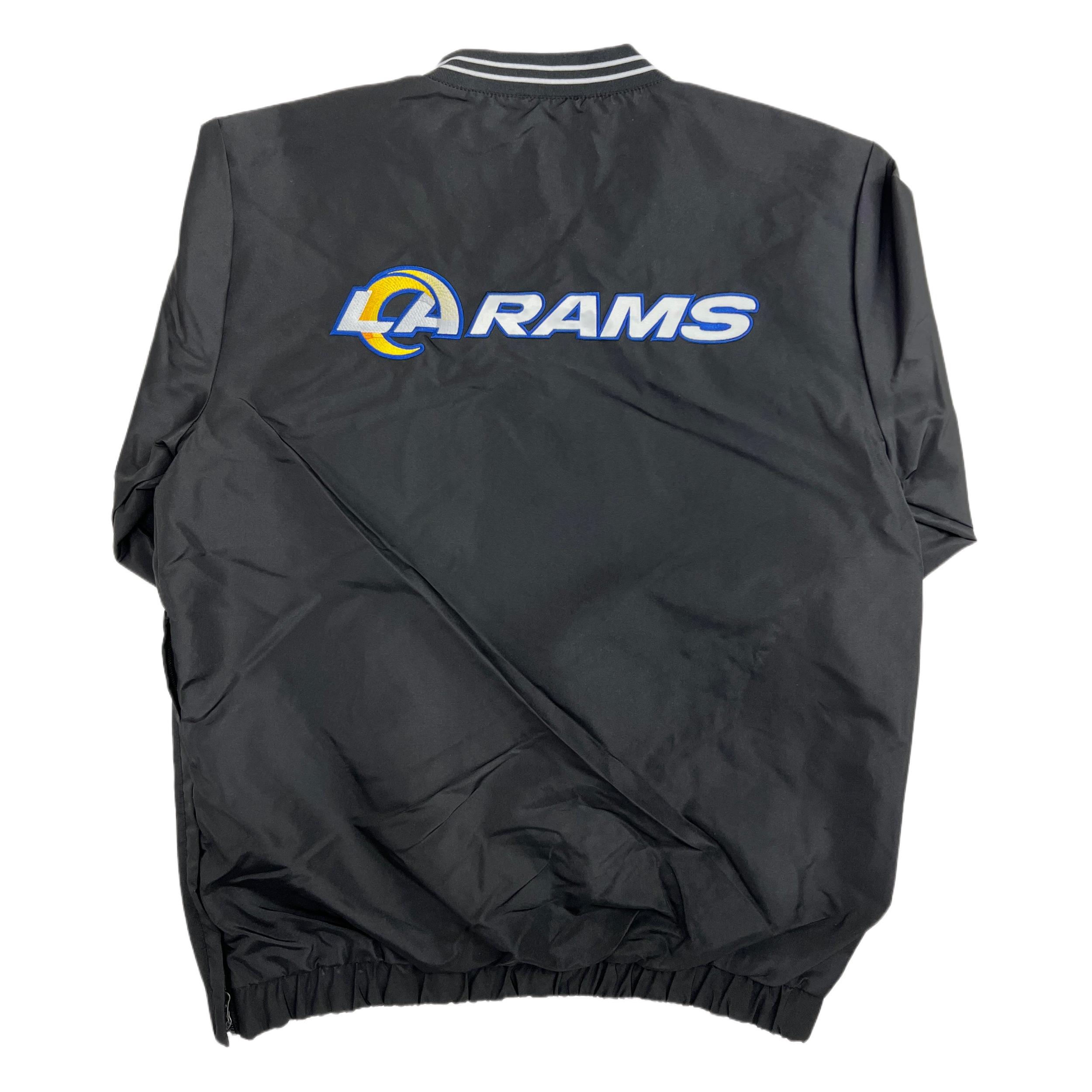 Los Angeles Rams Windbreaker with Pocket - Black Male Product Image