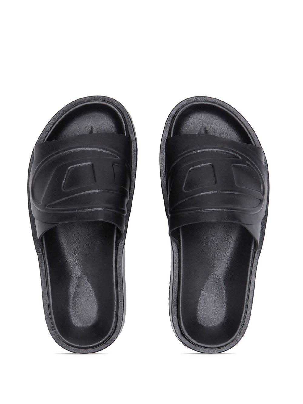 Sa-Slide D Oval W logo-embossed slides Product Image