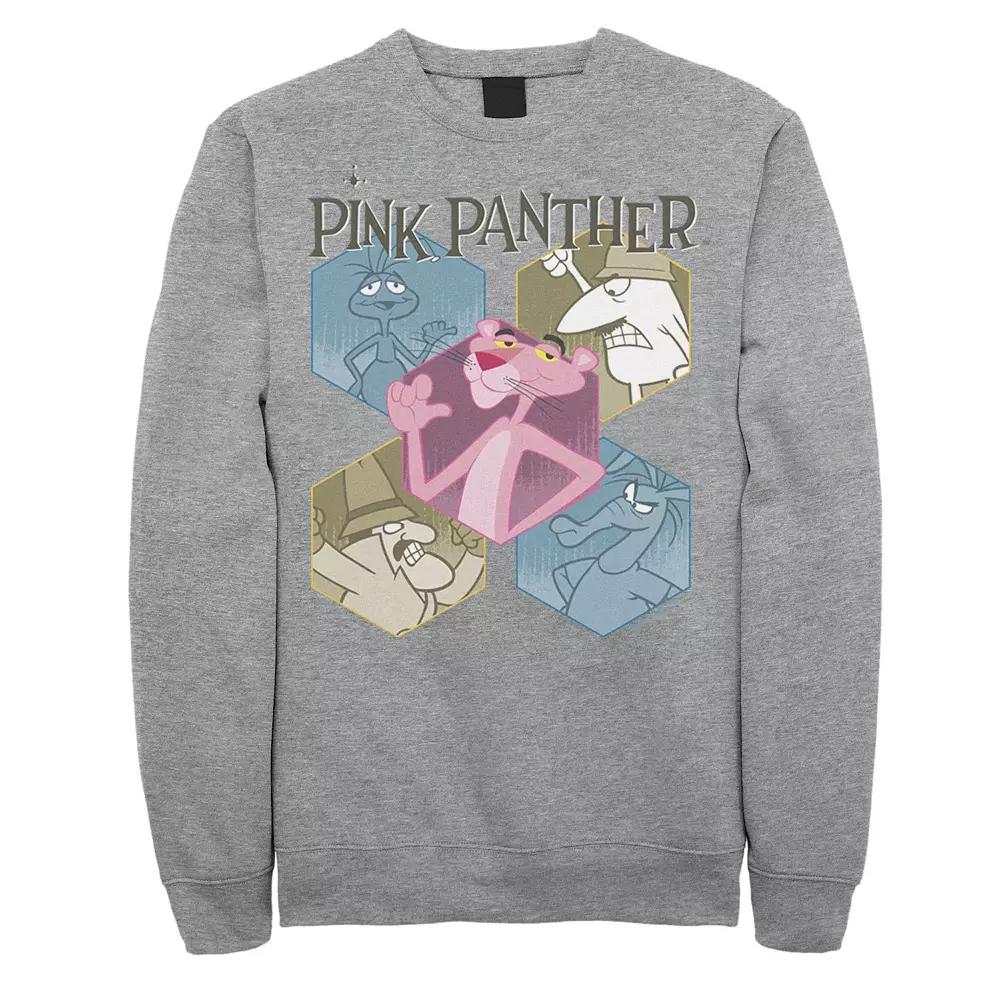 Men's The Pink Panther Hexagonal Portraits Sweatshirt,  Product Image