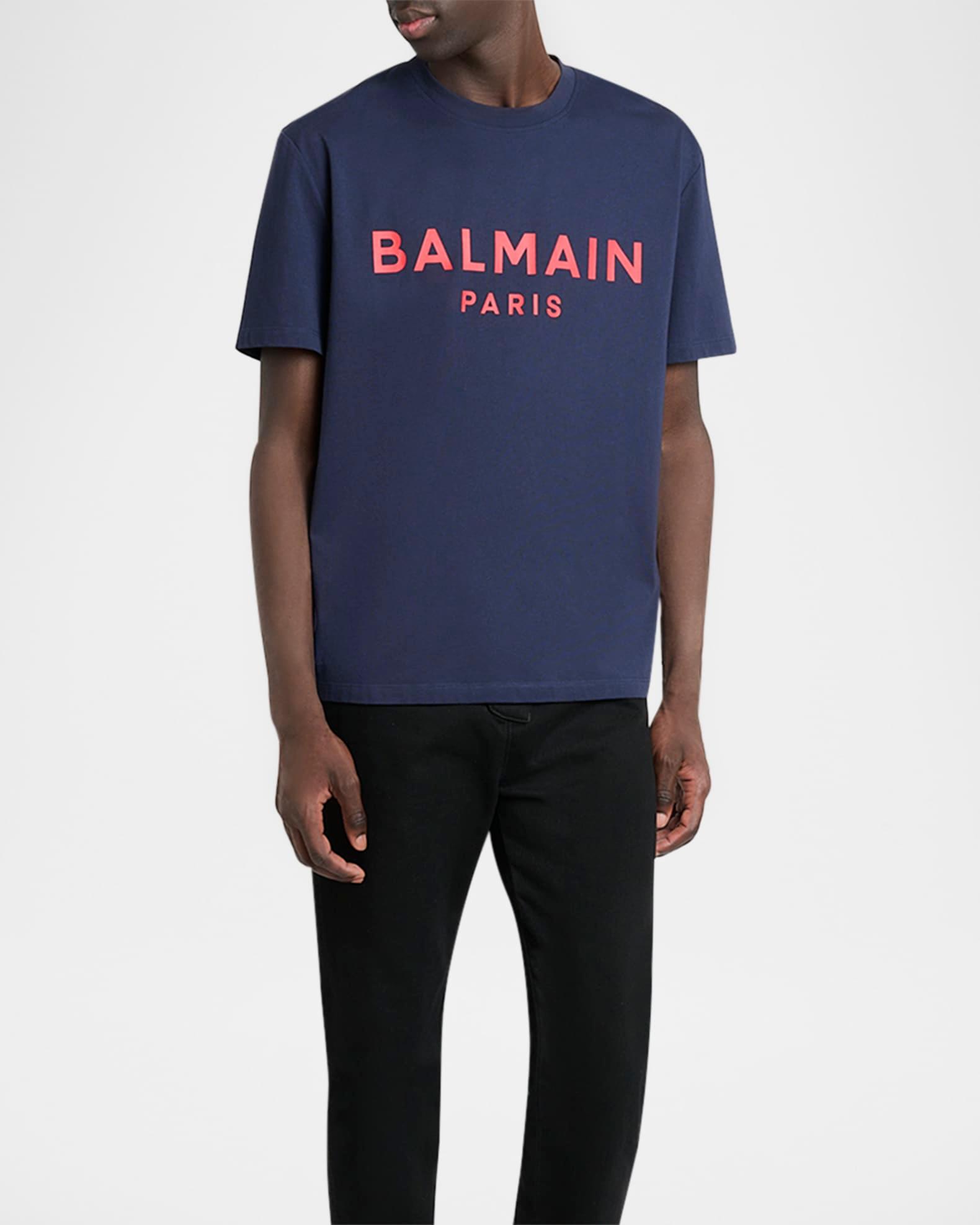 Men's Cotton Logo Crewneck T-Shirt Product Image