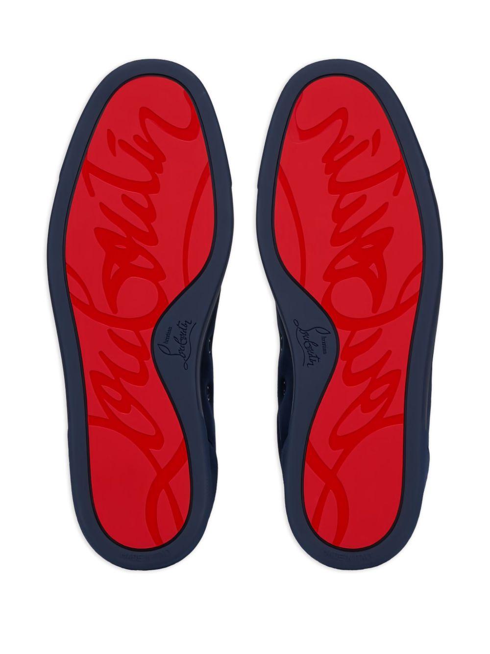 spike-embellished suede low-top sneakers Product Image