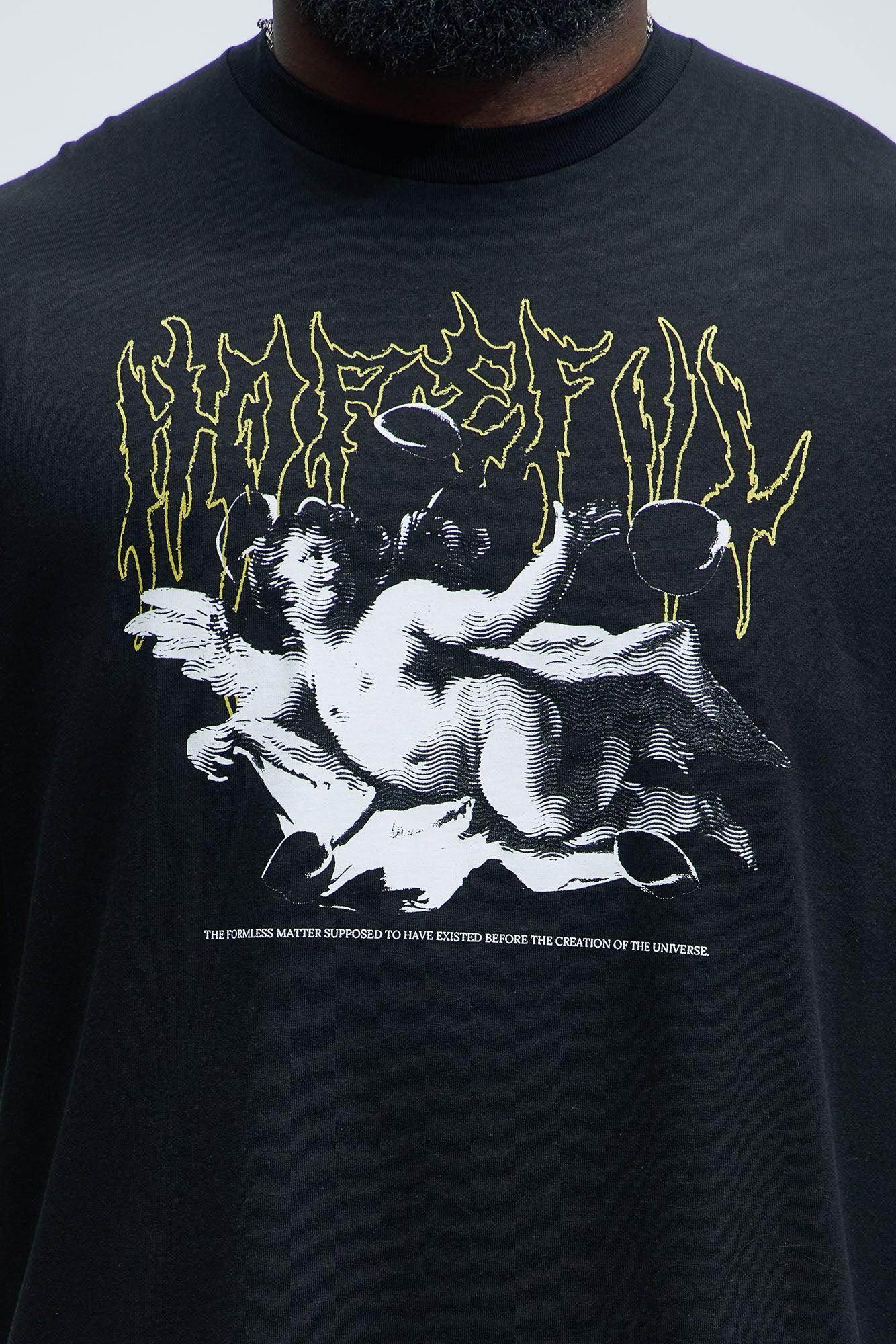 Hopeful Angel Short Sleeve Tee - Black Product Image