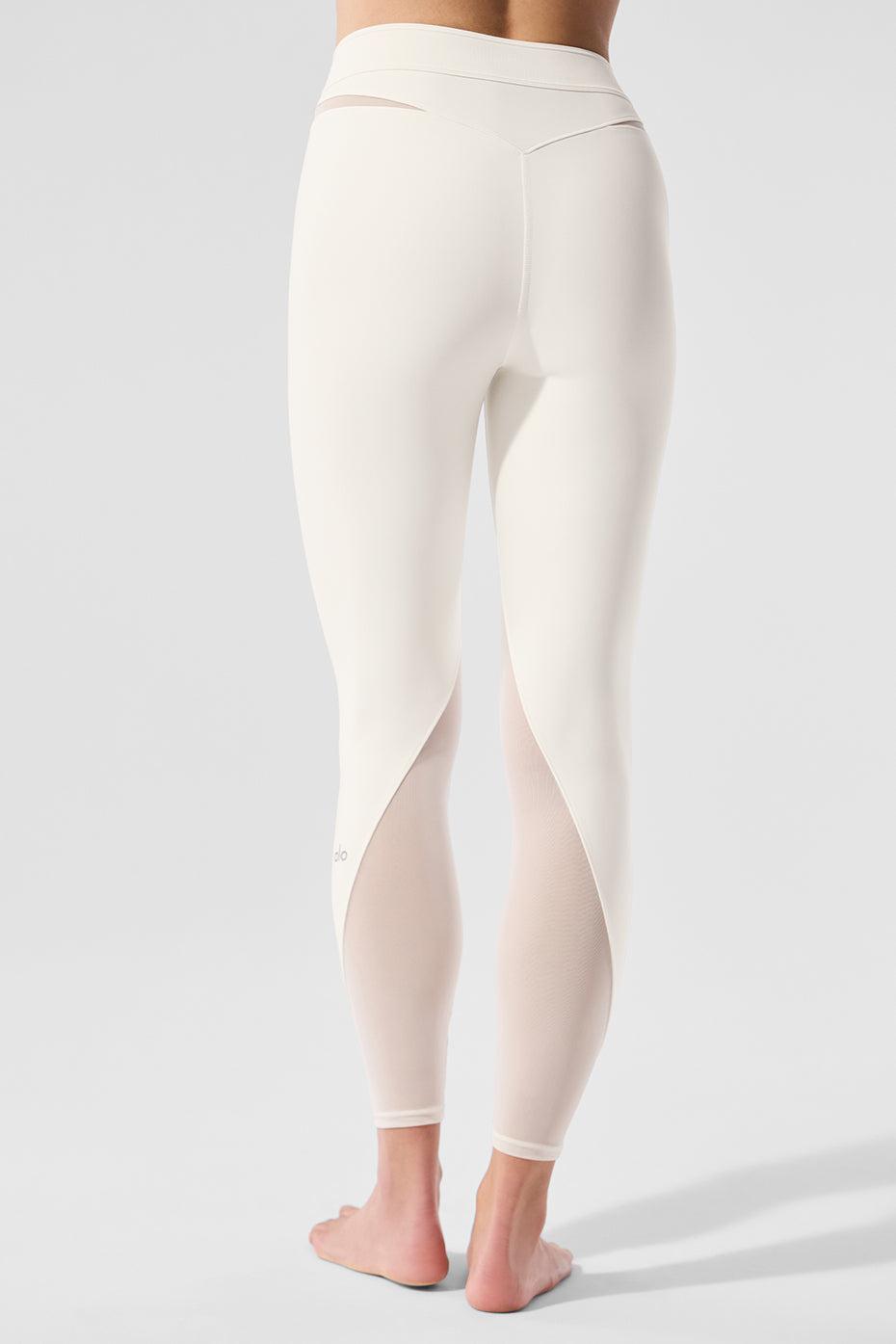 Airlift High-Waist 7/8 Rebel Legging - Ivory Product Image