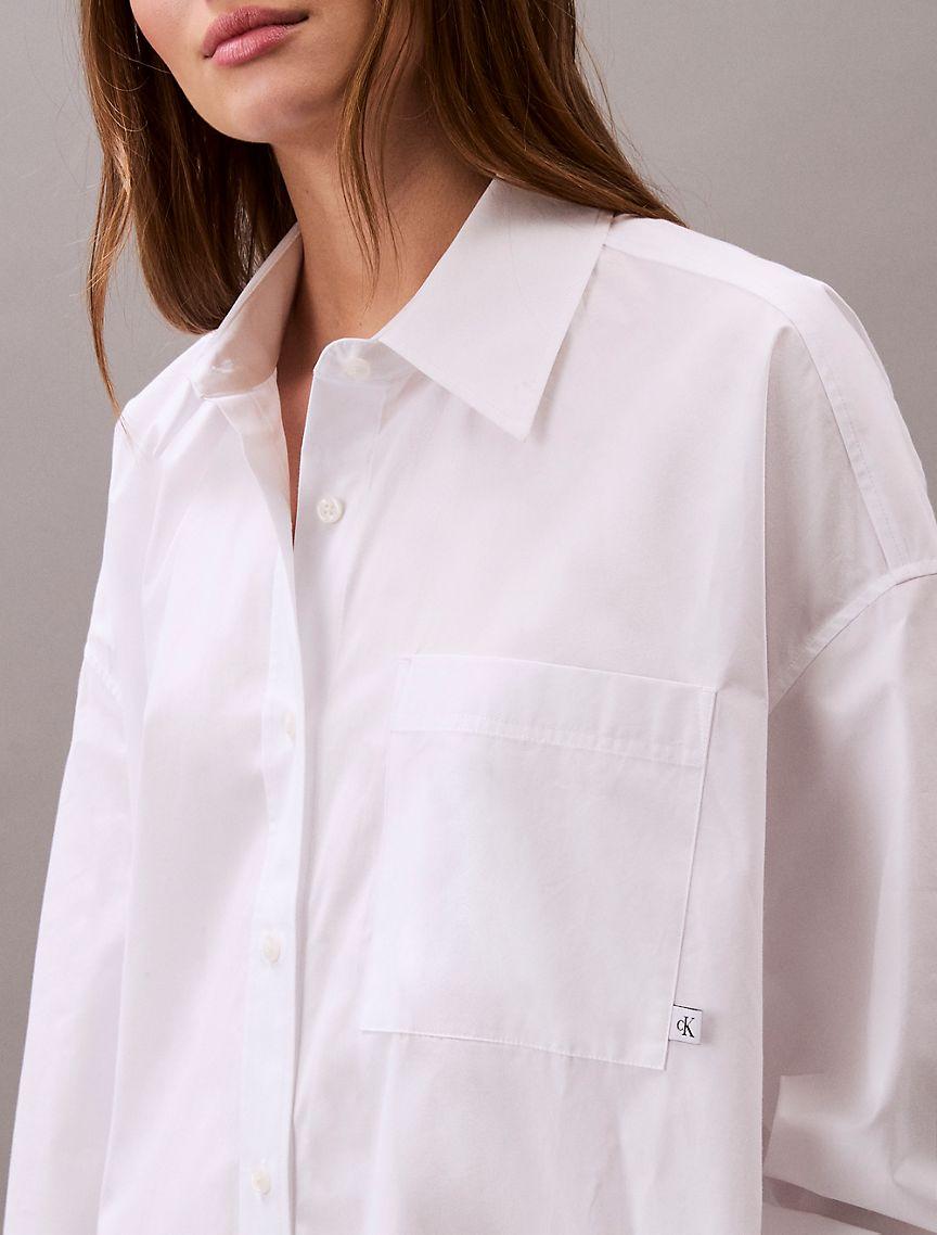 Cotton Relaxed Shirt Dress Product Image