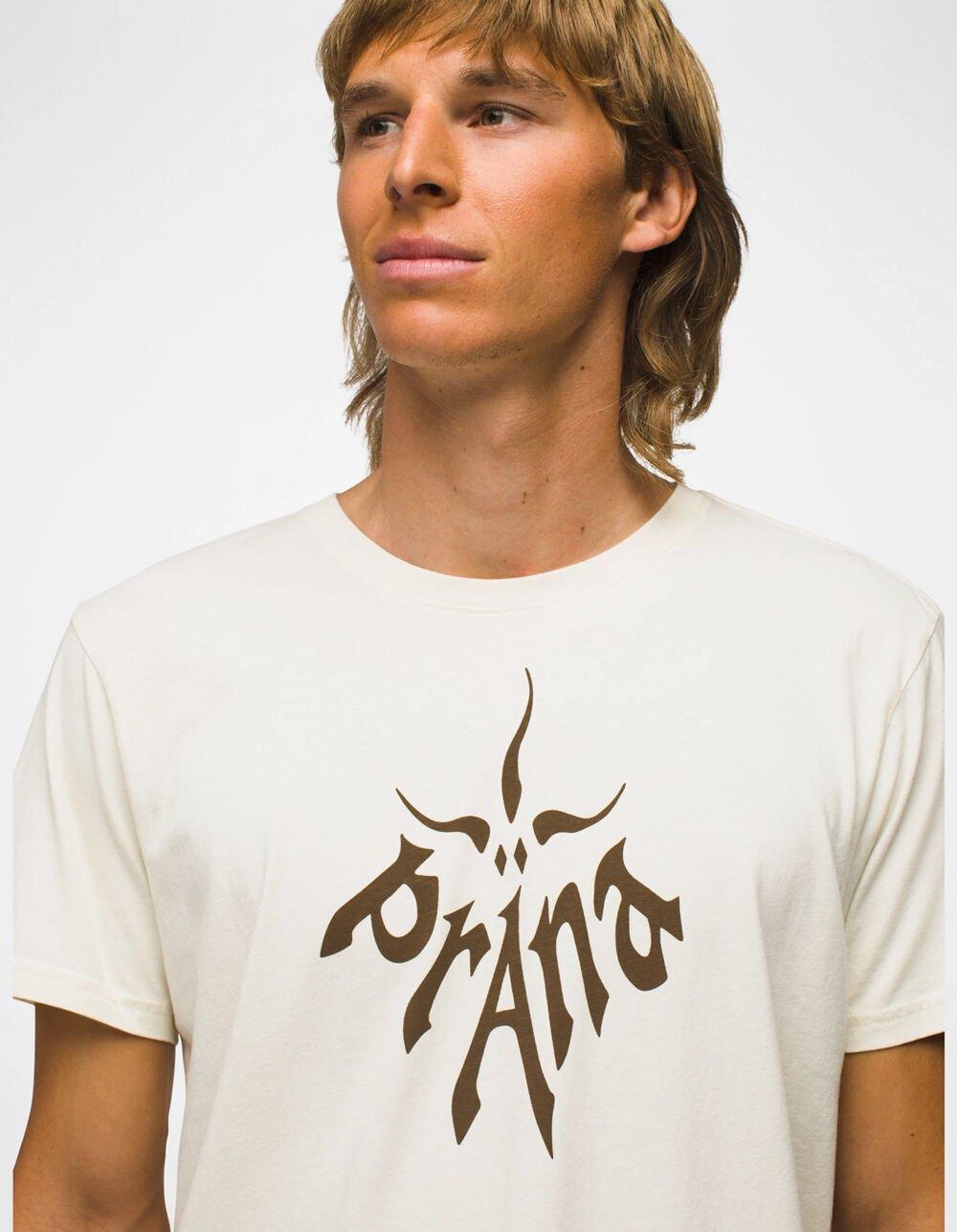 PRANA Heritage Graphic Mens Tee - CREAM Product Image