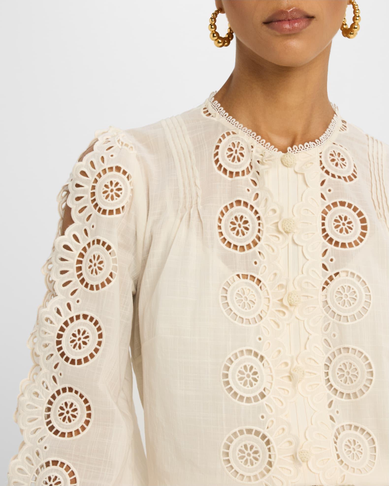 Lucky Embroidered Blouse Product Image